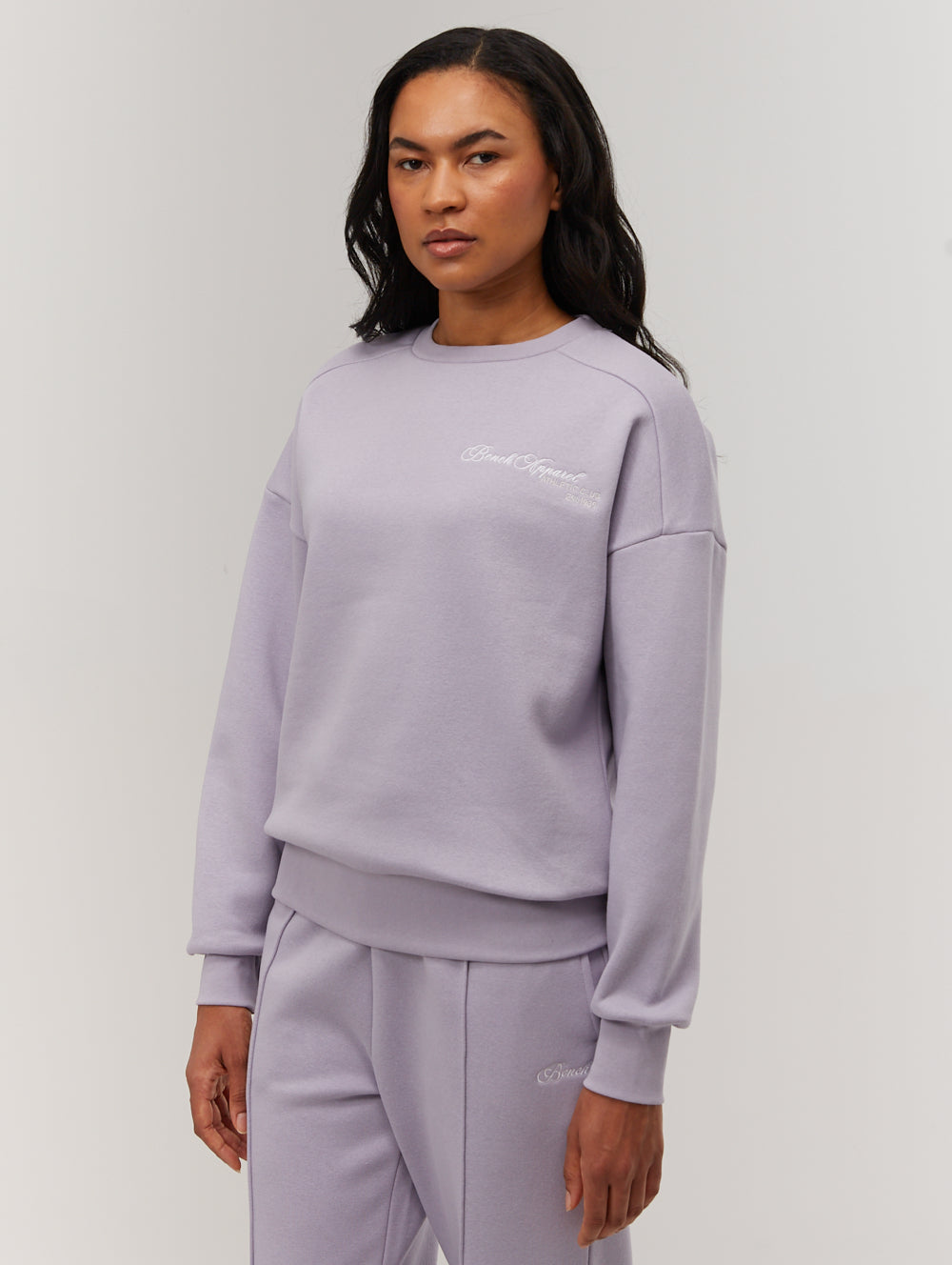 Desta Script Graphic Crew Neck Sweatshirt | Trendy Cotton Pullover for Men & Women | Perfect for Casual Wear, Street Style & Everyday Comfort