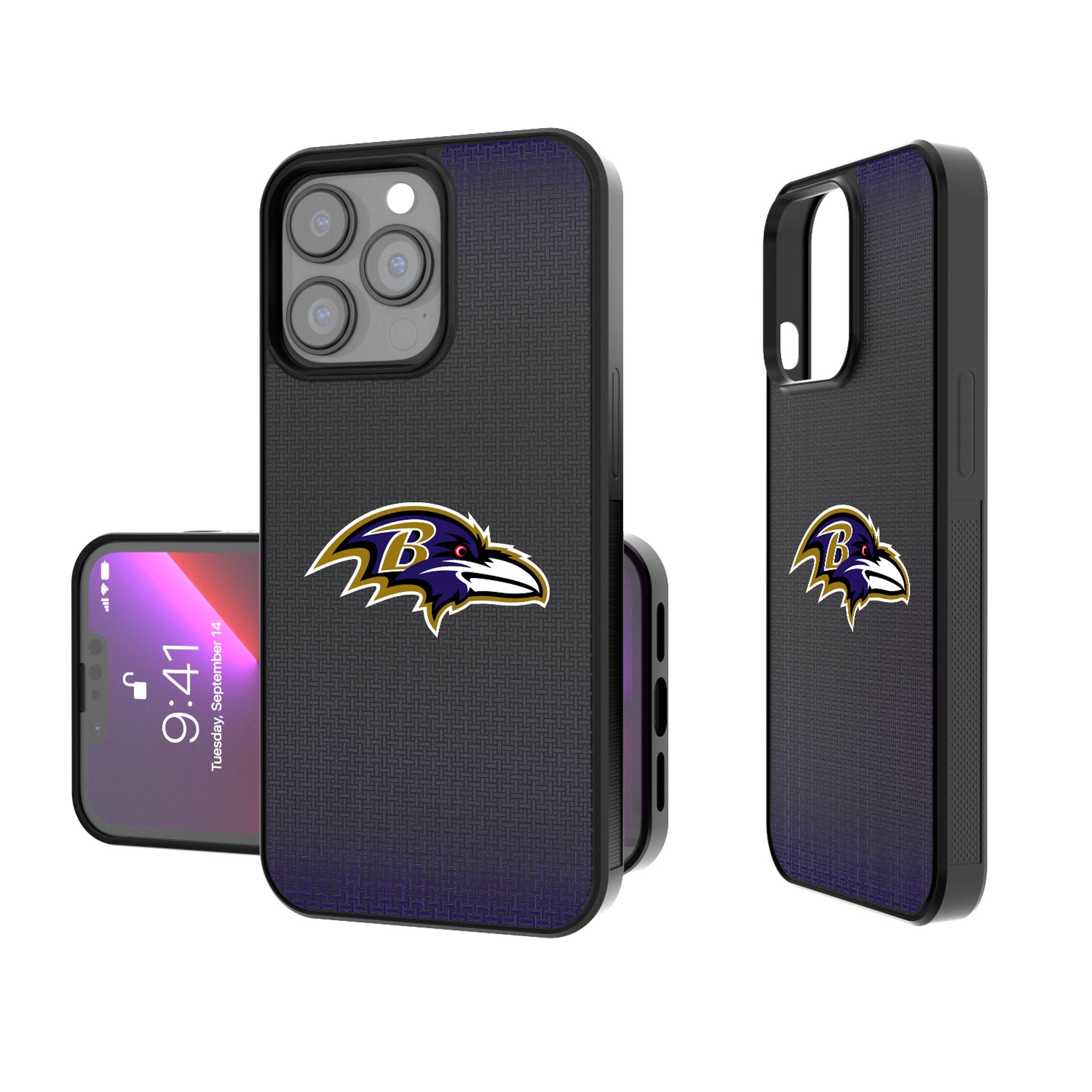 Baltimore Ravens Linen Bump Phone Case - Premium Protective Cover for iPhone & Samsung - Perfect for Game Day & Everyday Use