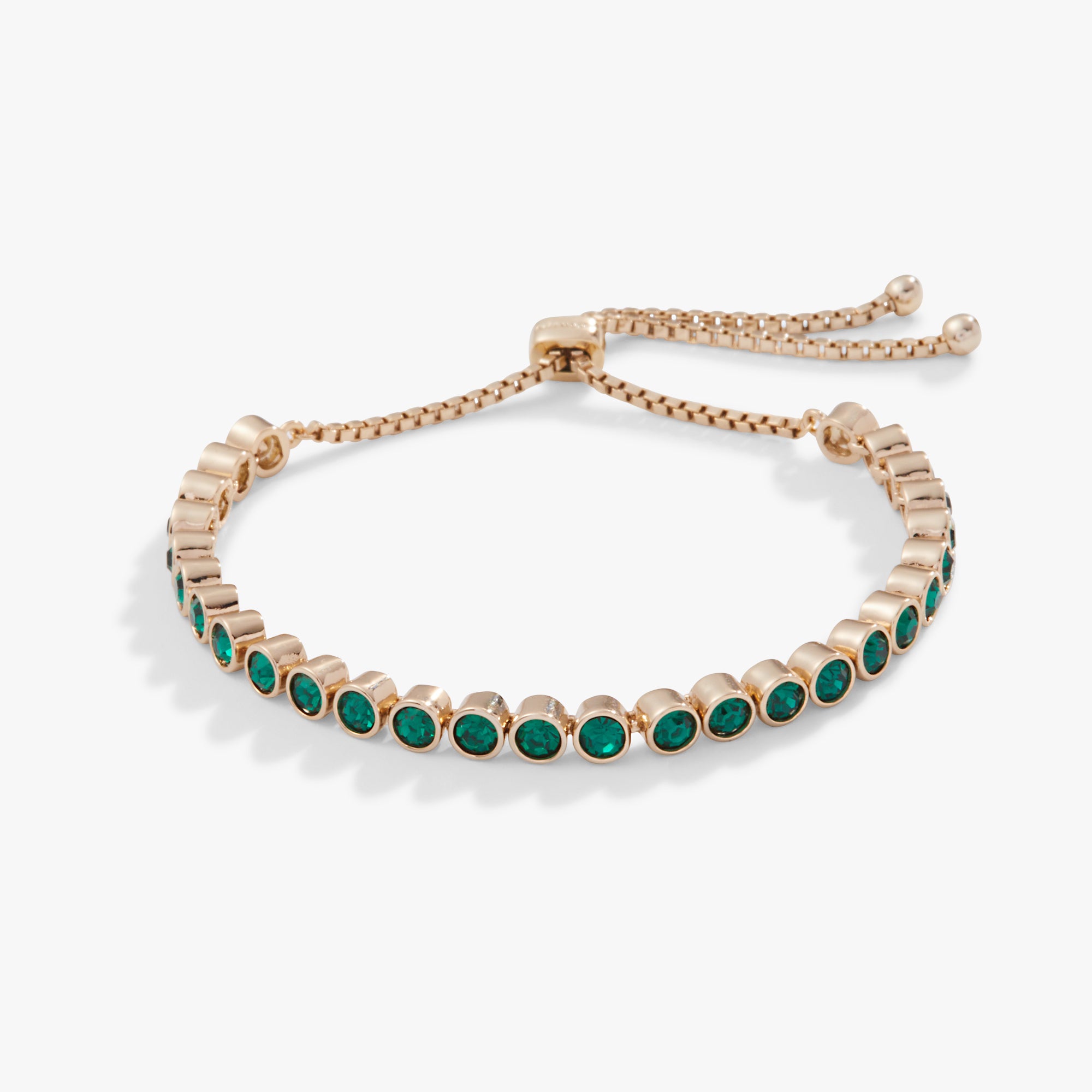 Elegant Bolo Tennis Bracelet with Genuine Emerald Stones | Perfect for Weddings, Parties & Everyday Luxury Jewelry