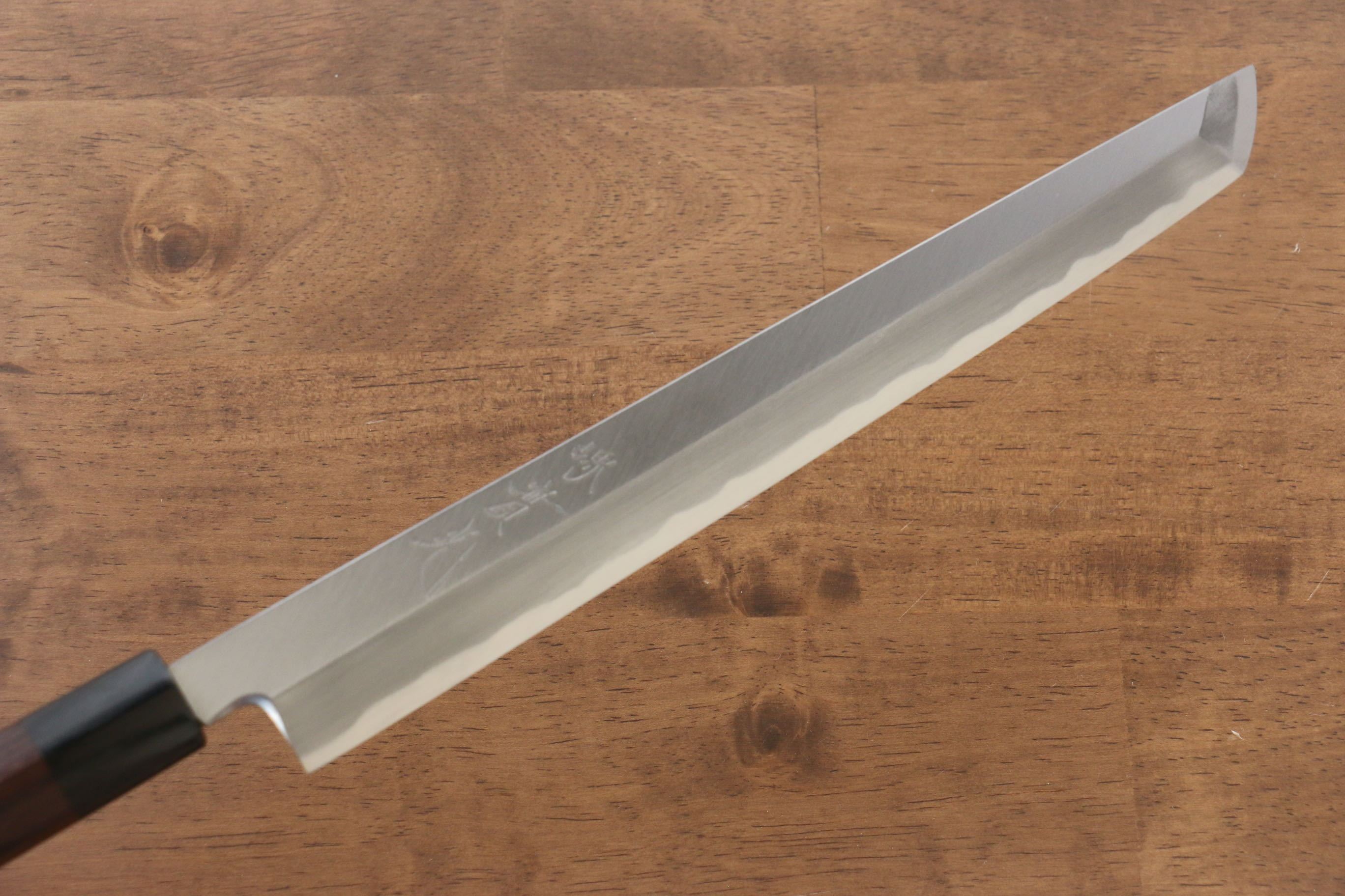 Premium Jikko White Steel No.2 Sakimaru Yanagiba 270mm - Japanese Sushi Knife with Ebony Handle - Perfect for Sushi Chefs & Professional Kitchen Use