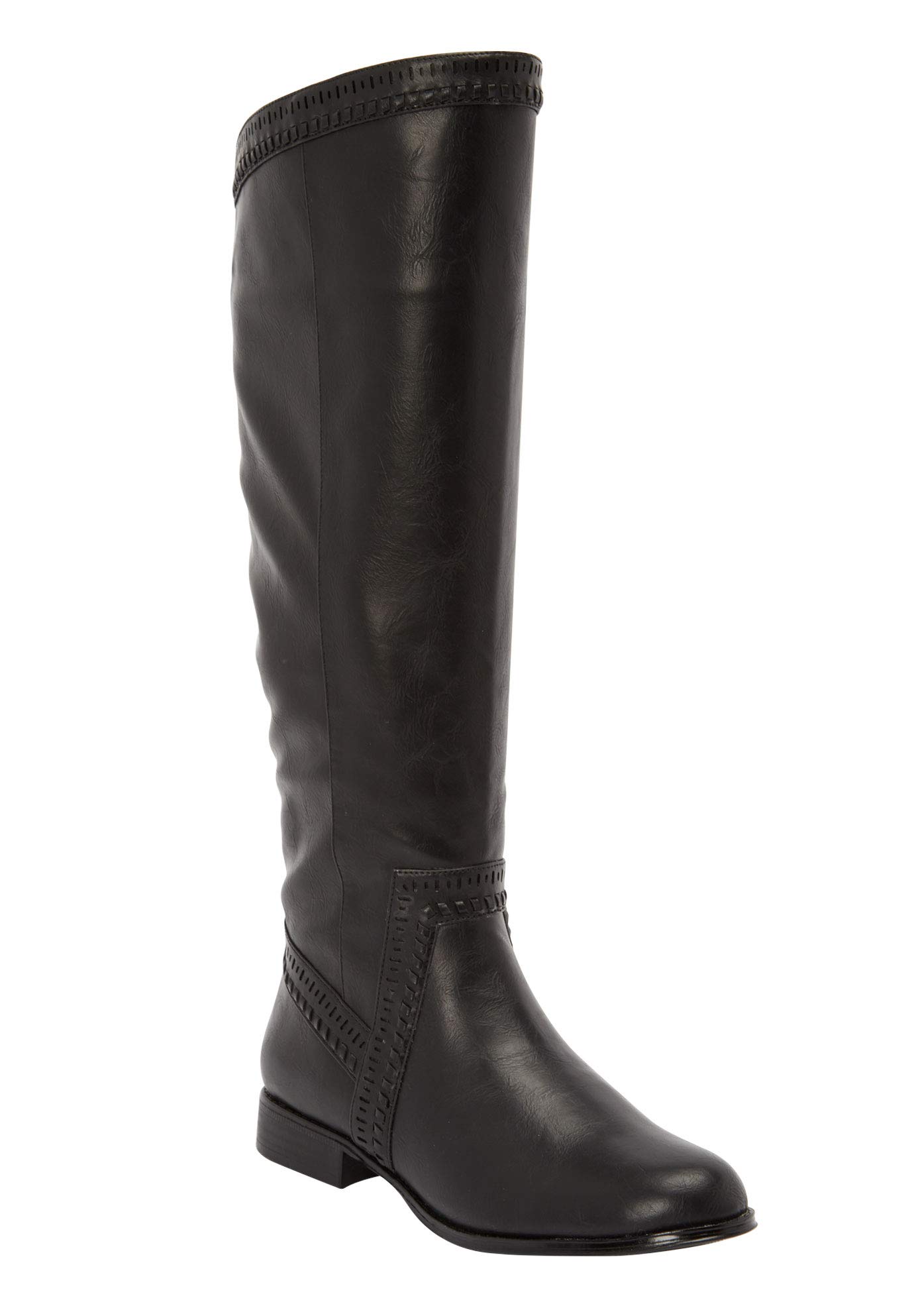 Comfortview Women's Wide Width The Malina Wide Calf Boot - Stylish & Comfortable Winter Boots for Wide Feet, Perfect for Cold Weather, Work & Outdoor Activities
