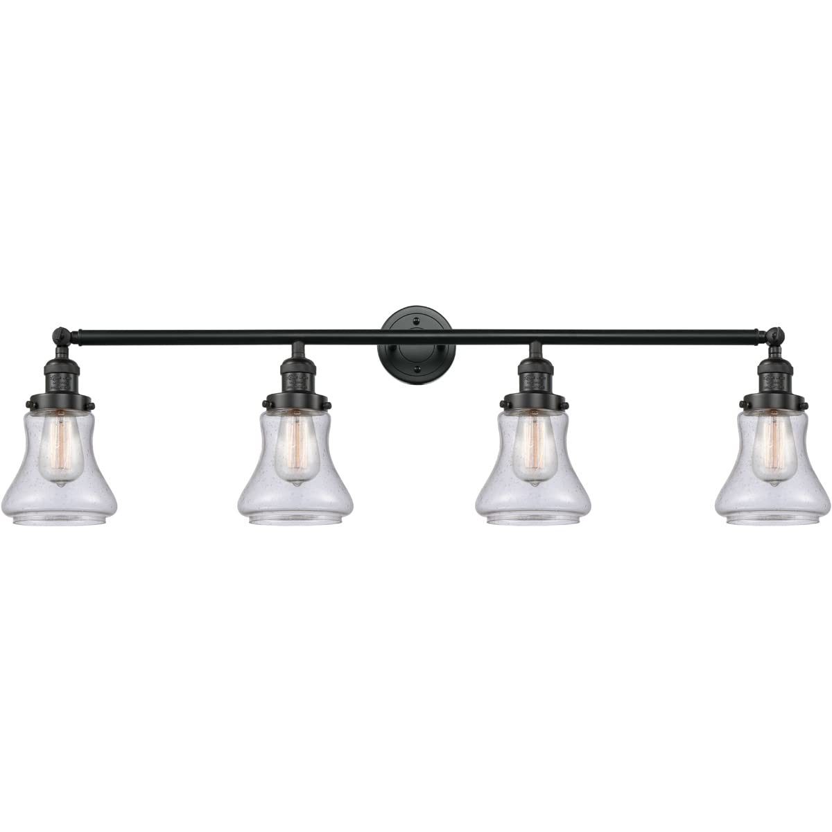 Franklin Restoration Collection 215-BK-G194-LED Black LED Bathroom Vanity Mirror with Modern Design - Perfect for Contemporary Bathrooms & Makeup Stations