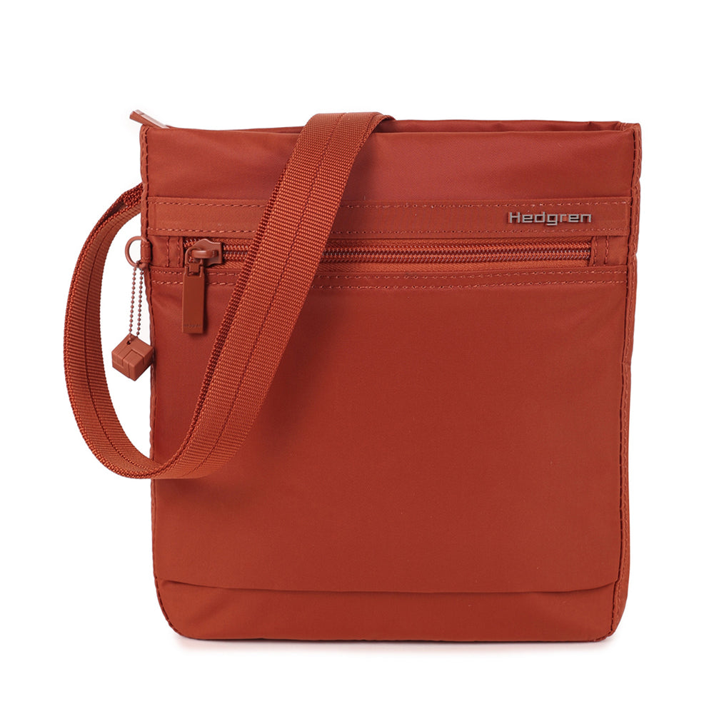 Hedgren Lightweight Crossbody Bag for Women - Stylish & Durable Orange Shoulder Purse - Perfect for Travel, Shopping & Everyday Use