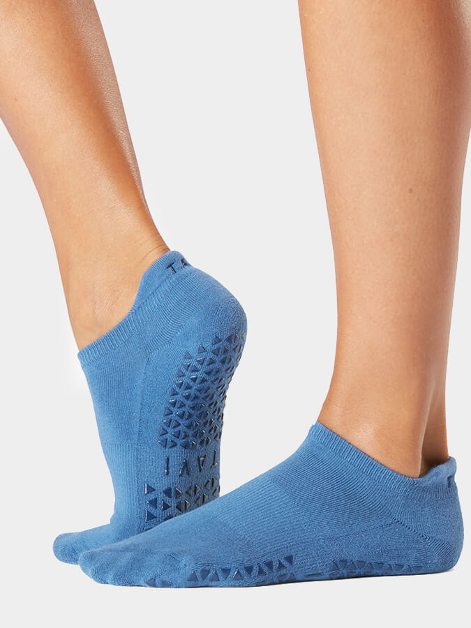 Non-Slip Grip Socks for Women & Men - Tavi Savvy Yoga Socks with Traction - Perfect for Pilates, Barre, Workouts & Home Use