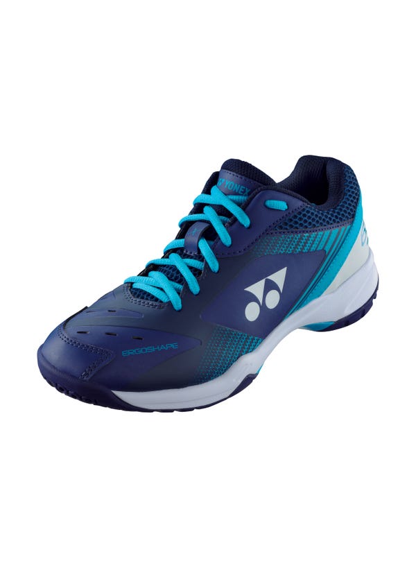 Yonex Power Cushion 65 X3 Badminton Shoes for Men & Women - Navy Blue Court Shoes with Cushioning Technology for Indoor Sports & Training