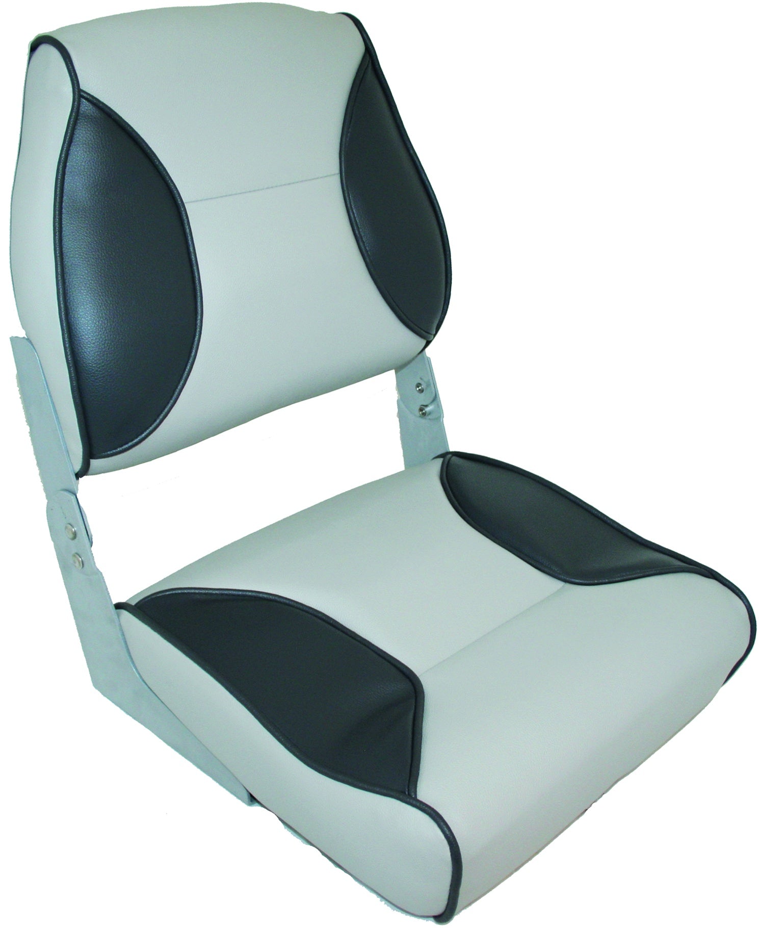 Axis Deluxe Folding Hi Back Seat Charcoal Grey - Portable Outdoor Camping Chair for Beach, Picnic, Backyard & Tailgating