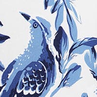 Farmhouse Style Blackout Curtains with Bird & Flower Design - Thermal Insulated Grommet Window Panels for Living Room & Bedroom - Noise Reducing & Energy Saving Home Decor