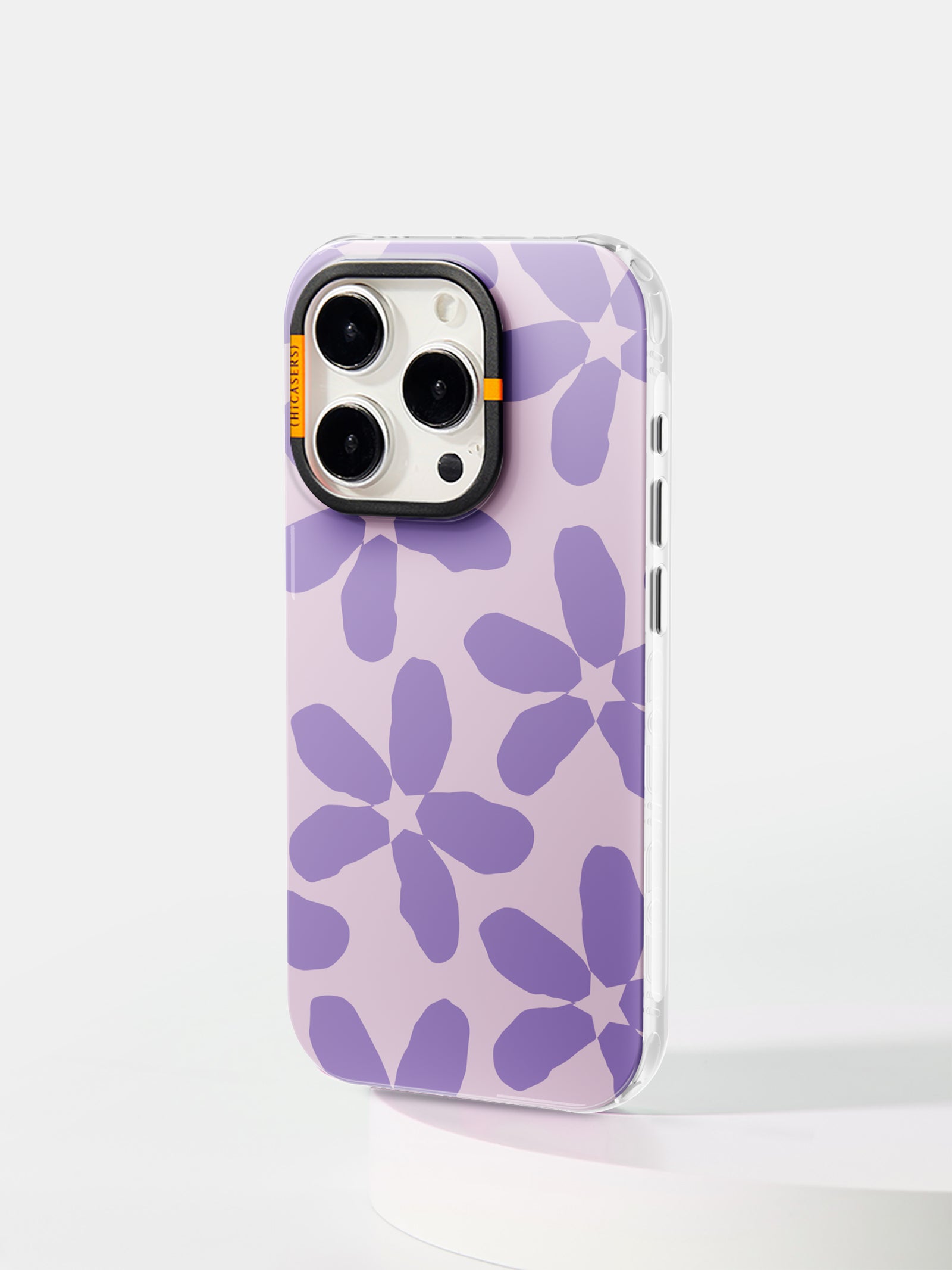 Starry Blossom Phone Case for iPhone & Samsung - Violet Purple Galaxy Design - Protective Slim Fit Cover for Everyday Use & Special Occasions