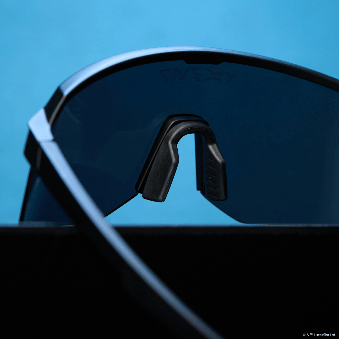 Darth Vader™ 4.0 Polarized Sunglasses - Dark Glossy Black & Black Grey Lenses - UV Protection for Driving, Outdoor Sports & Fashion