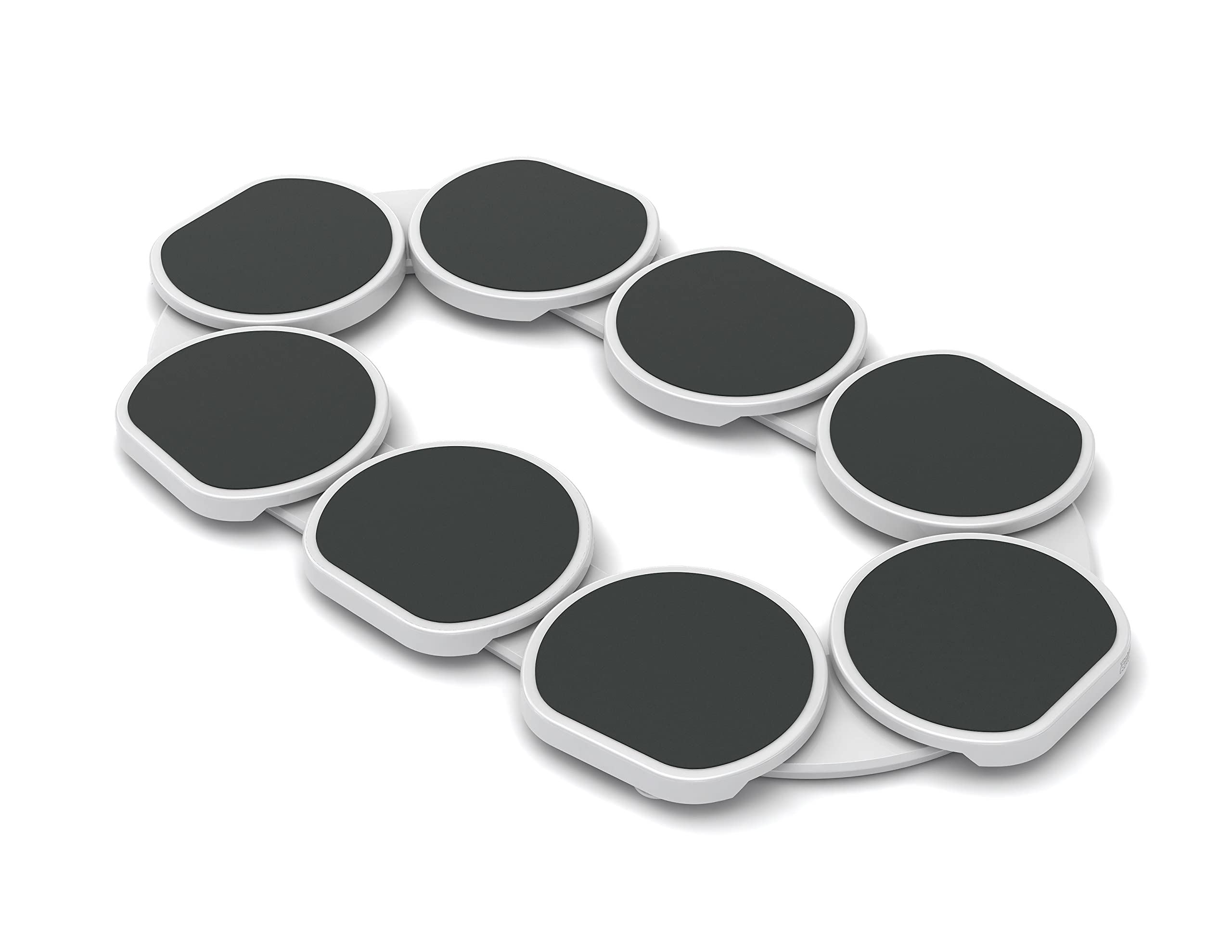 Original Dark Gray Expandable Lazy Susan Turntable - First Patented Rotating Tray for Rectangular & Oblong Tables - Kitchen & Dining Organizer - Perfect for Parties, Gatherings & Holiday Meals - Great Gift Idea for Home Chefs & Hosts