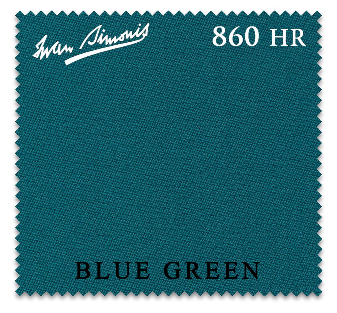 Iwan Simonis 860HR Pool Billiard Table Cloth - Official Dealer (Blue Green, 7 ft) for Professional & Home Game Rooms