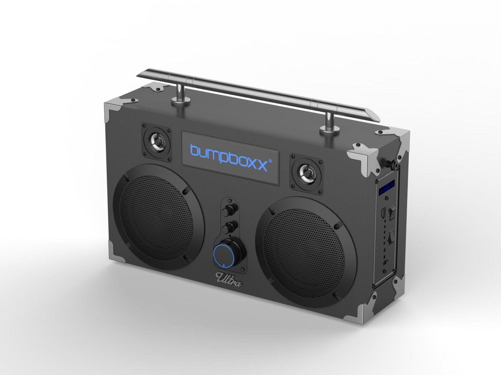 BUMPBOXX ULTRA Portable Bluetooth Boombox Speaker - High Power Wireless Outdoor Speaker with Deep Bass, IPX5 Waterproof for Beach, Pool Party, Camping & Backyard BBQ