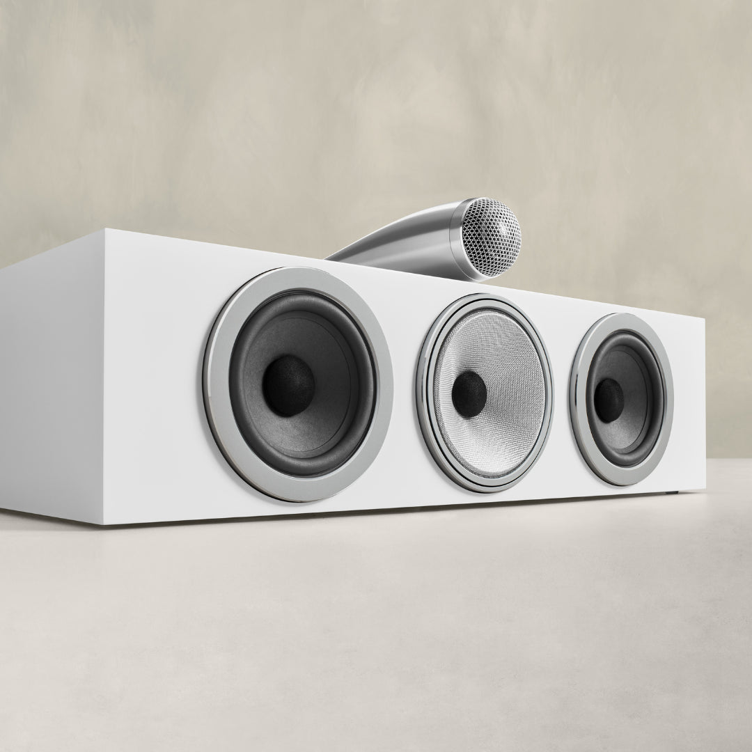 Bowers & Wilkins HTM71 S3 Premium Center Channel Speaker - High-Fidelity Home Theater Sound for Movies, Music & Gaming