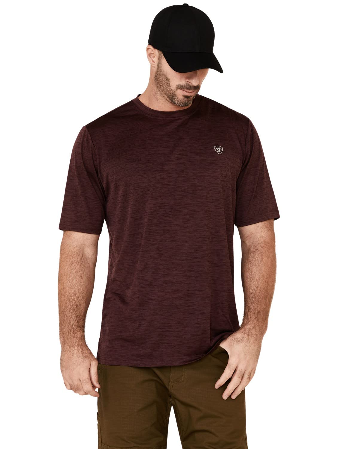 Eagle Graphic Print T-Shirt for Men - Stylish Casual Tee with Charger Design - Perfect for Outdoor Activities, Streetwear & Everyday Wear