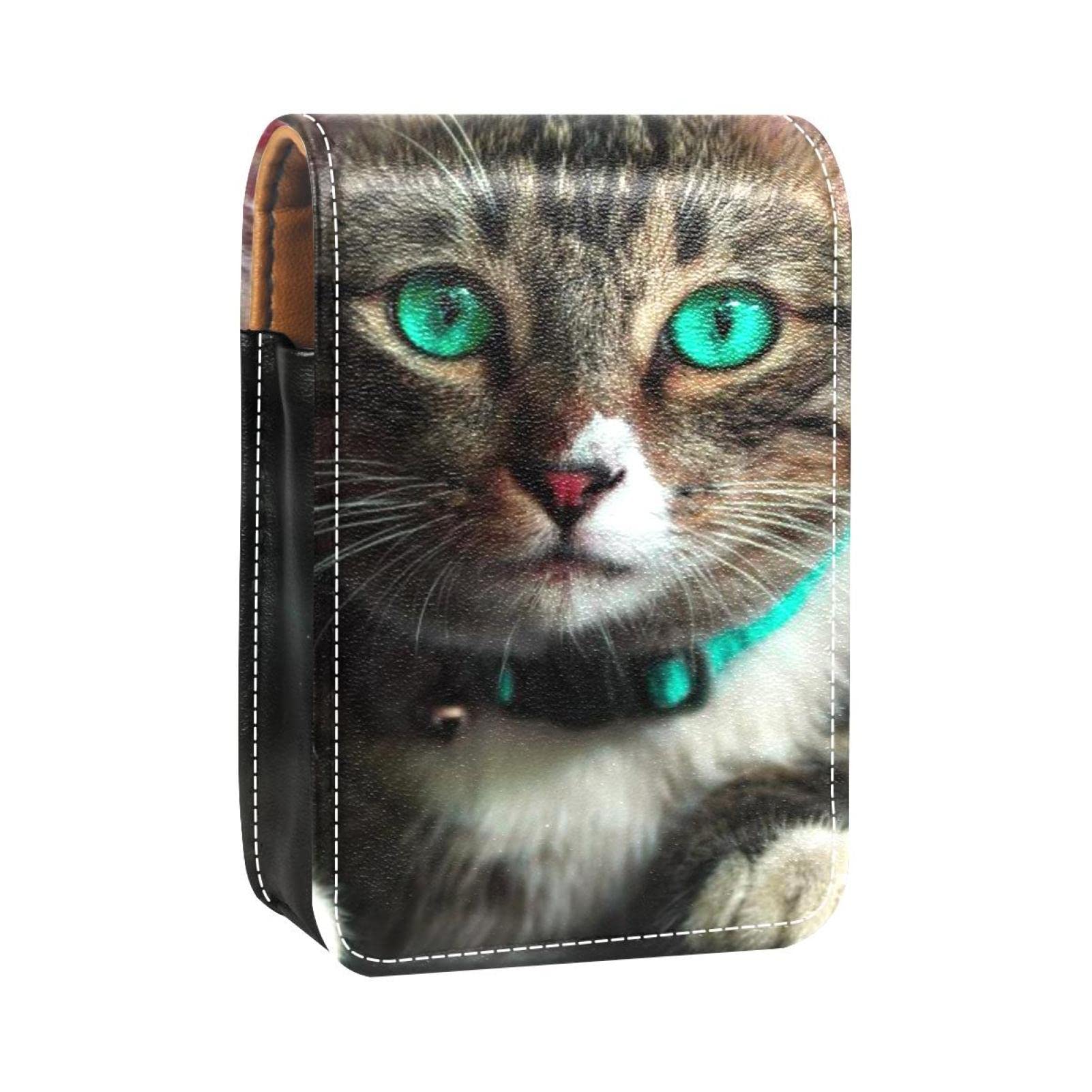 Custom Cat Eye Makeup Bag - Portable Lipstick Holder & Cosmetic Organizer Pouch for Women | Travel-Friendly Makeup Case for Purse, Gym & On-The-Go Touch Ups