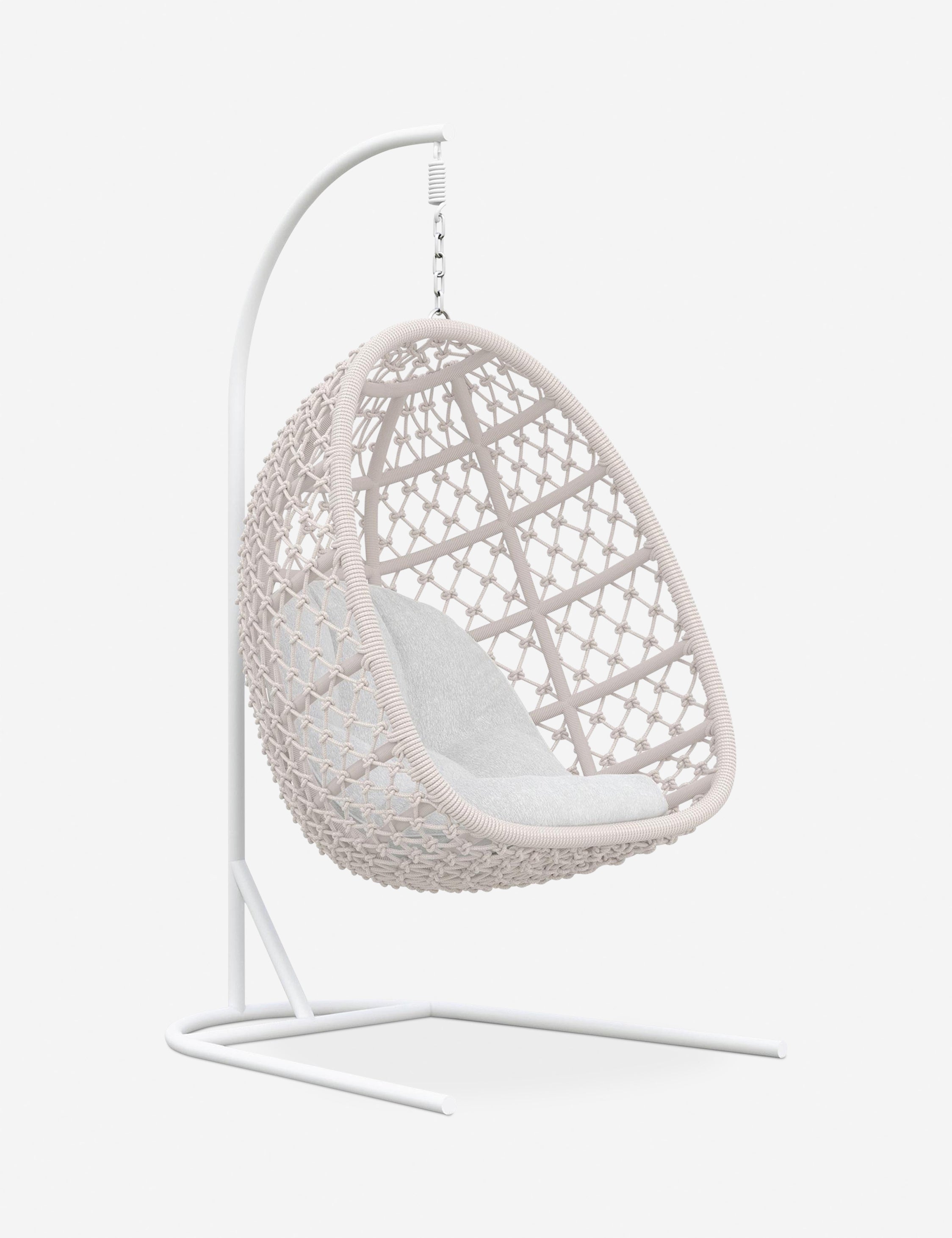 Gibbs Indoor Outdoor Hanging Chair - Portable Hammock Swing for Patio, Garden, Balcony & Bedroom - Relaxing Lounge Chair with Stand for Adults & Kids