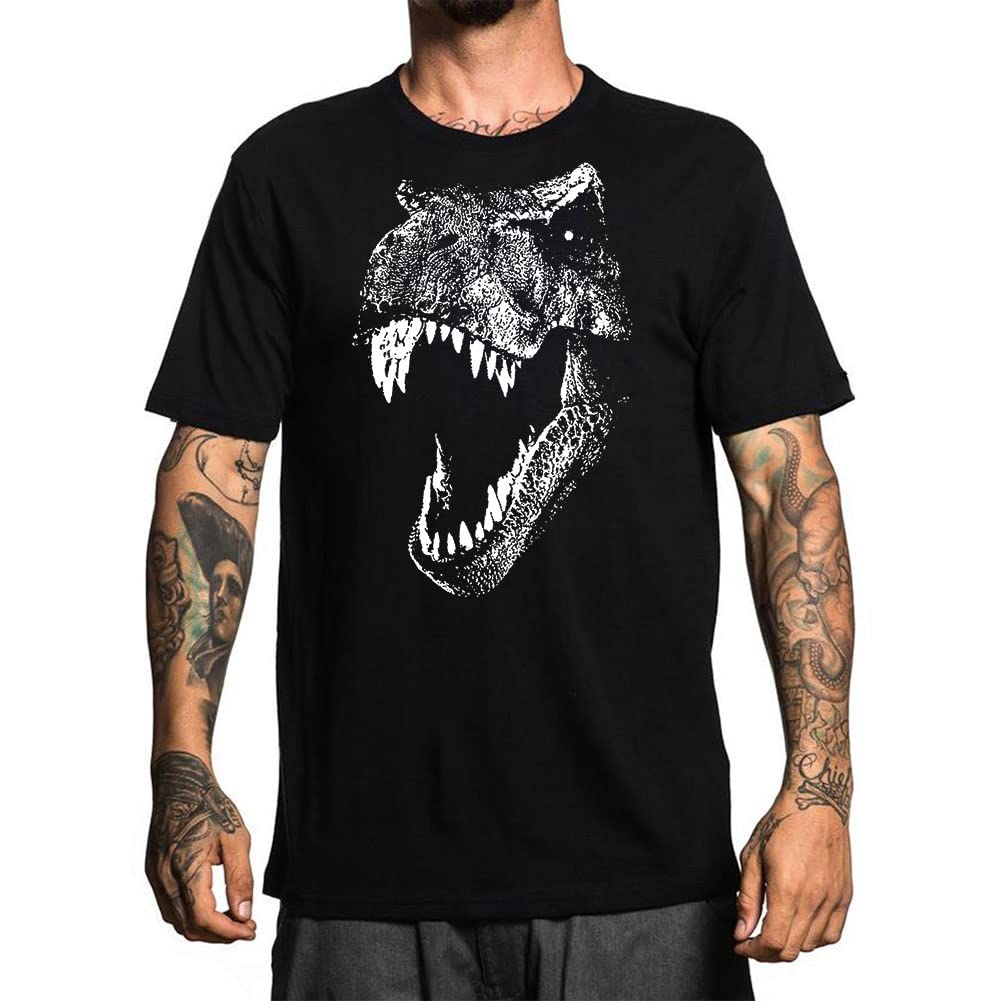 **Men's Graphic T-Shirts - 100% Cotton Breathable Summer Tops for Casual Wear & Outdoor Activities - Sizes S to 3XL**