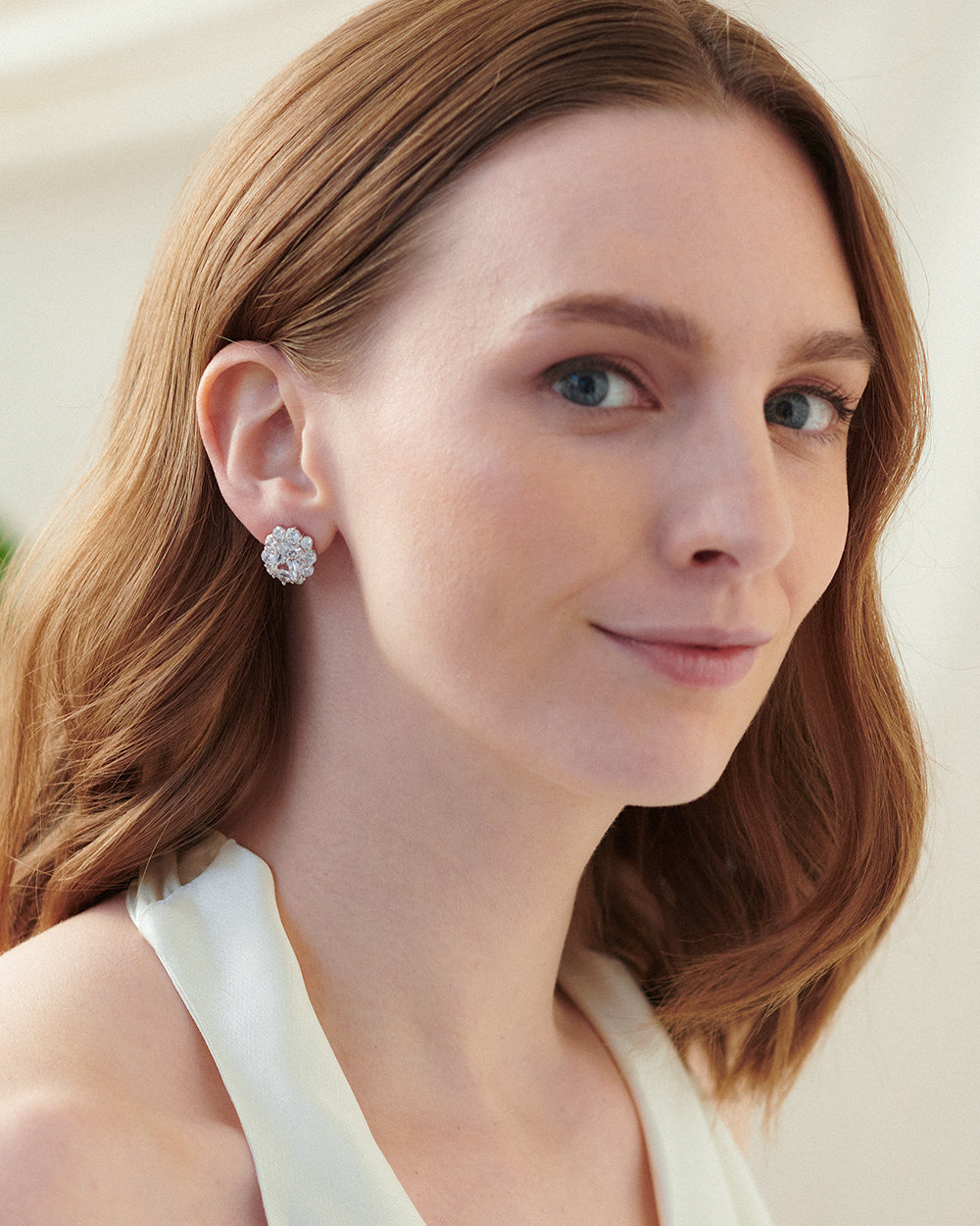 Sienna CZ Stud Earrings for Women - Sparkling Cubic Zirconia Studs - Perfect for Everyday Wear, Parties & Special Occasions