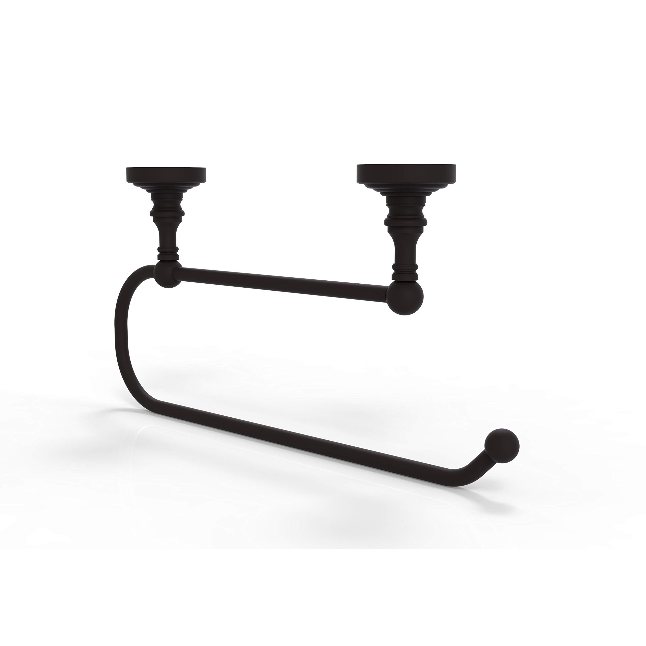Allied Brass Waverly Place Under Cabinet Paper Towel Holder - Oil Rubbed Bronze Finish for Kitchen, Bathroom & Office Organization