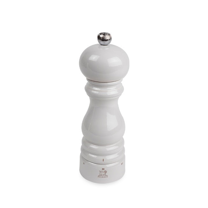 Peugeot Paris 7 Salt Grinder Mill - Premium Adjustable Ceramic Mechanism, Pearl Grey Finish | Perfect for Kitchen, Dining Table & Gourmet Cooking