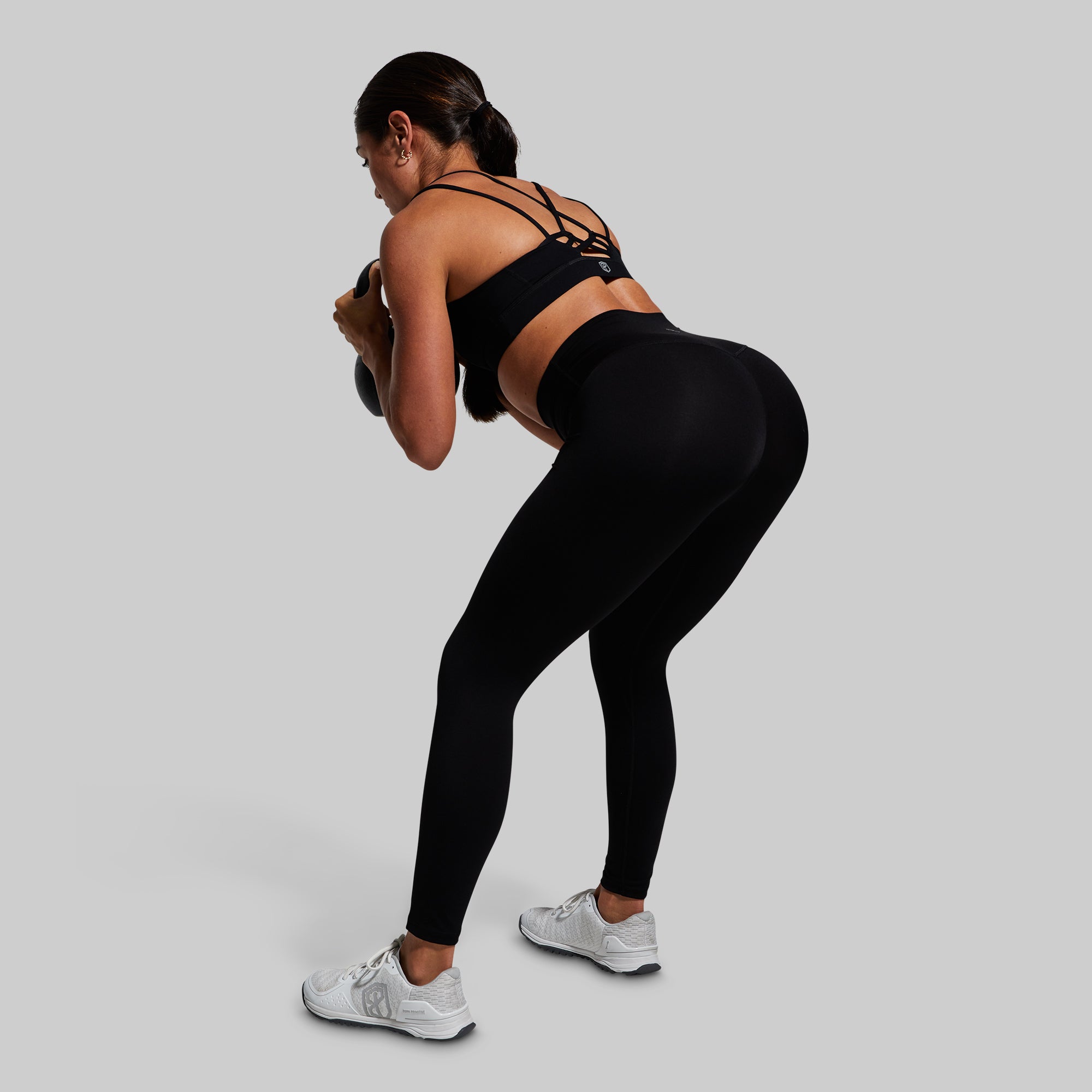 Synergy High-Waisted Yoga Leggings for Women - Black - Comfortable & Stretchy Workout Pants for Gym, Running, and Everyday Wear