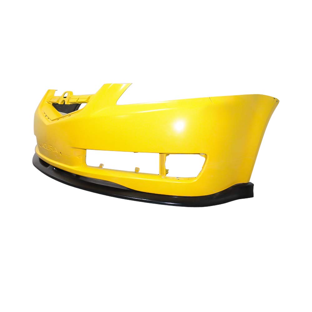 IKON MOTORSPORTS Front Bumper Lip Spoiler for 2007-2008 Acura TL | CS Style PU Polyurethane Body Kit | Unpainted Black | Enhances Aerodynamics & Sporty Look | Perfect for Car Enthusiasts & Street Racing