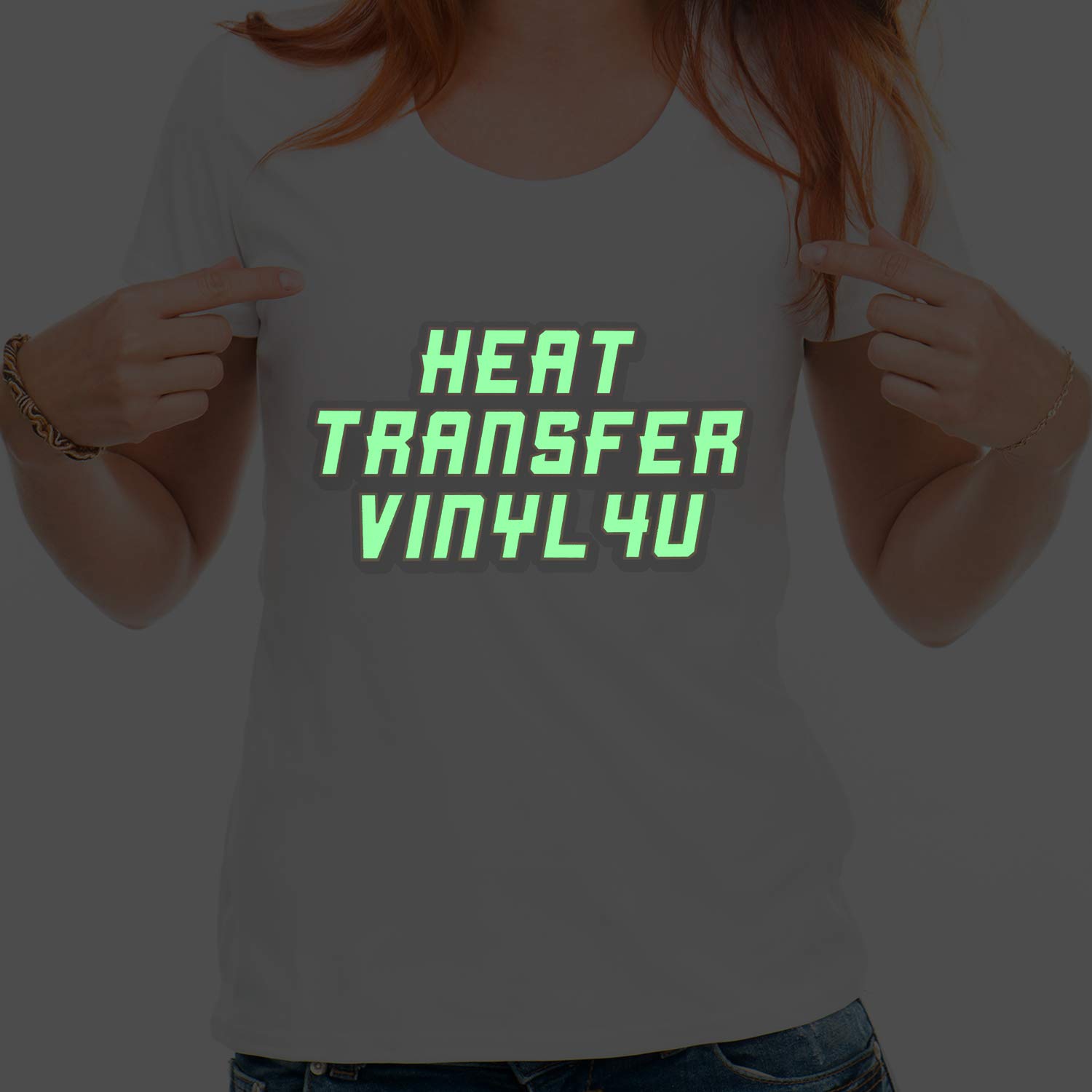 Glow in The Dark Printable Vinyl Sticker Paper - 20