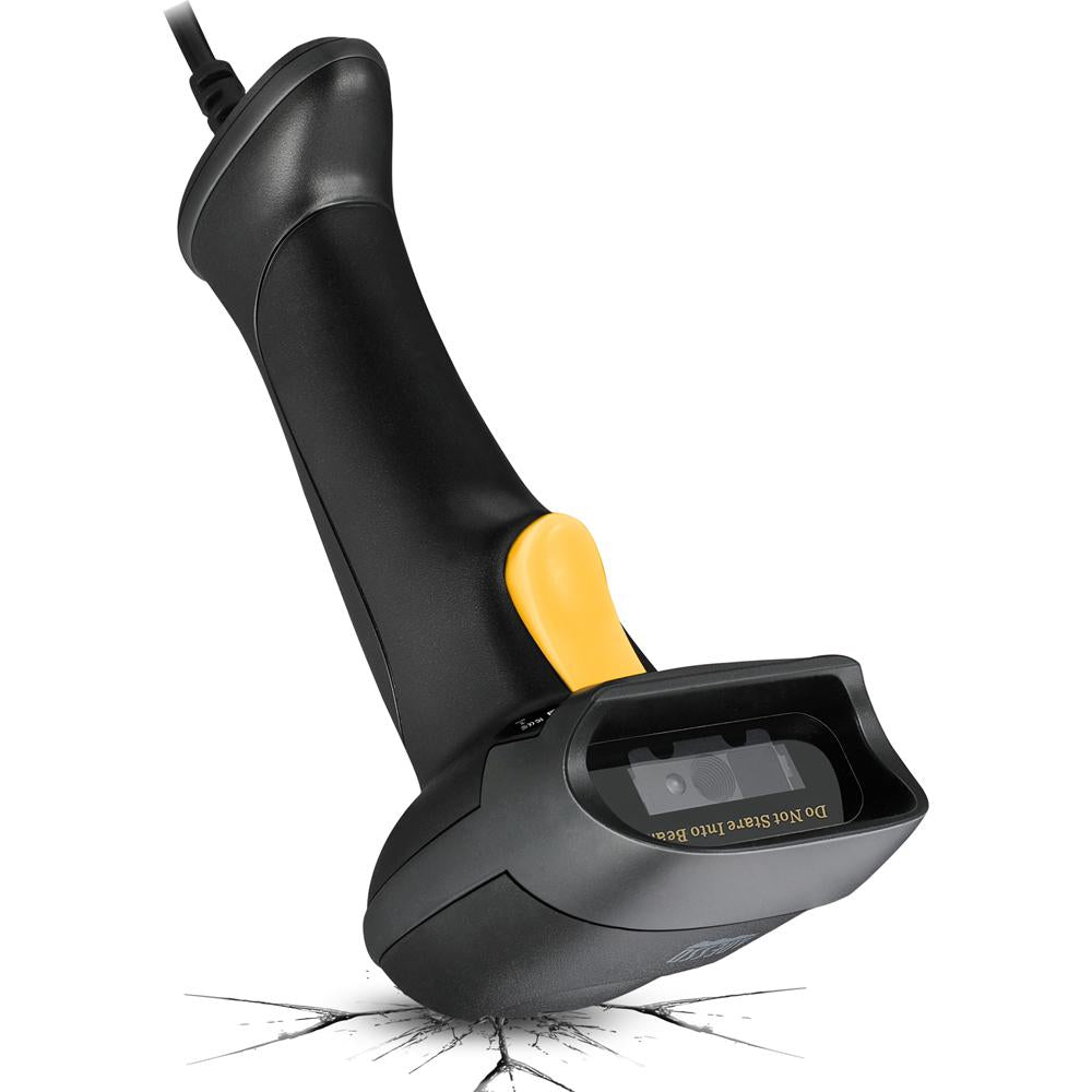Adesso NuScan 2500TU Spill-Resistant USB Barcode Scanner - Fast Scanning for Retail, Warehouse & Inventory Management (Perfect for Supermarkets, Logistics & Office Use)