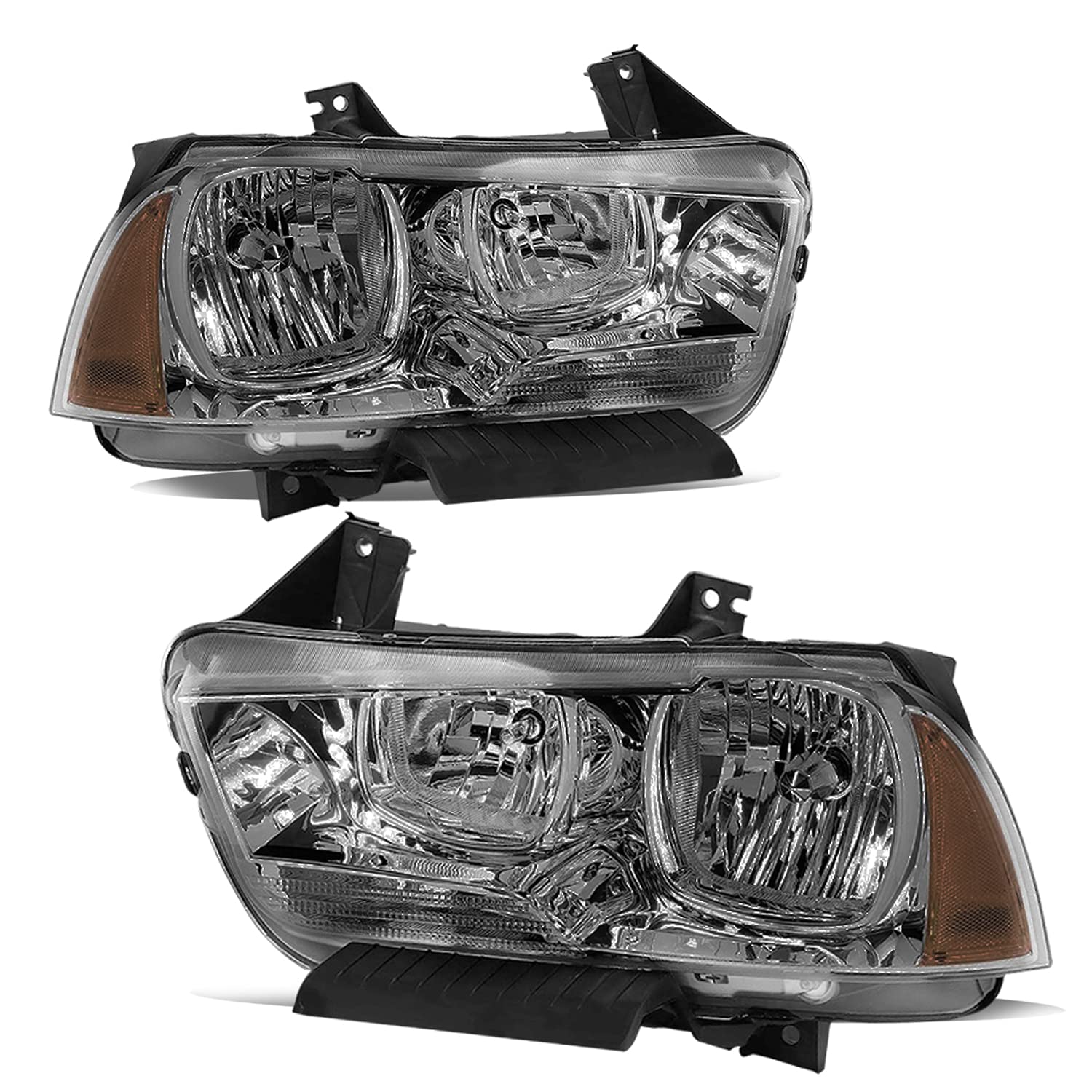 JSBOYAT Headlight Assembly Replacement for 2011-2014 Dodge Charger - Driver & Passenger Side - High Performance LED Headlights for Night Driving & Off-Road Use