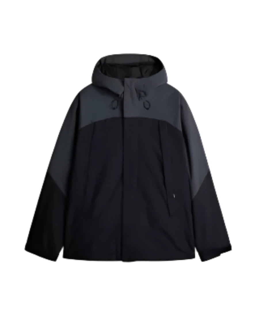 VANS MTE Hellbound Snowboard Jacket - Waterproof Winter Jacket for Men & Women, Black/Asphalt (2025) - Ideal for Snowboarding, Skiing & Cold Weather Outdoor Activities