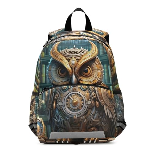 Robot Owl and Book
