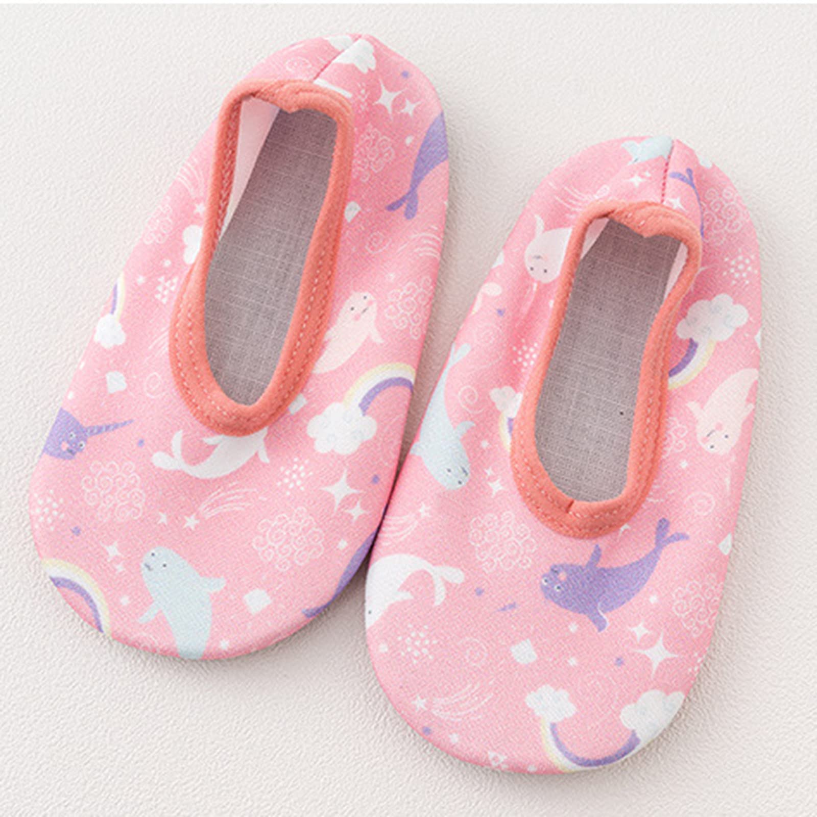 **Gaoqi Baby Water Shoes for Boys & Girls - Non-Slip Cartoon Swim Shoes, Barefoot Aqua Socks for Toddlers - Perfect for Pool, Beach & Water Play**