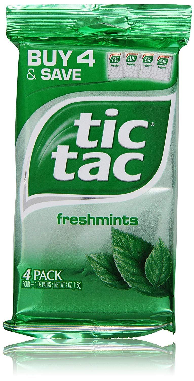 Tic Tac Freshmint Breath Mints - 12 Pack of 4 Sleeves (48 Count Total) | Refreshing Portable Candy for Office, Travel & On-the-Go Freshness