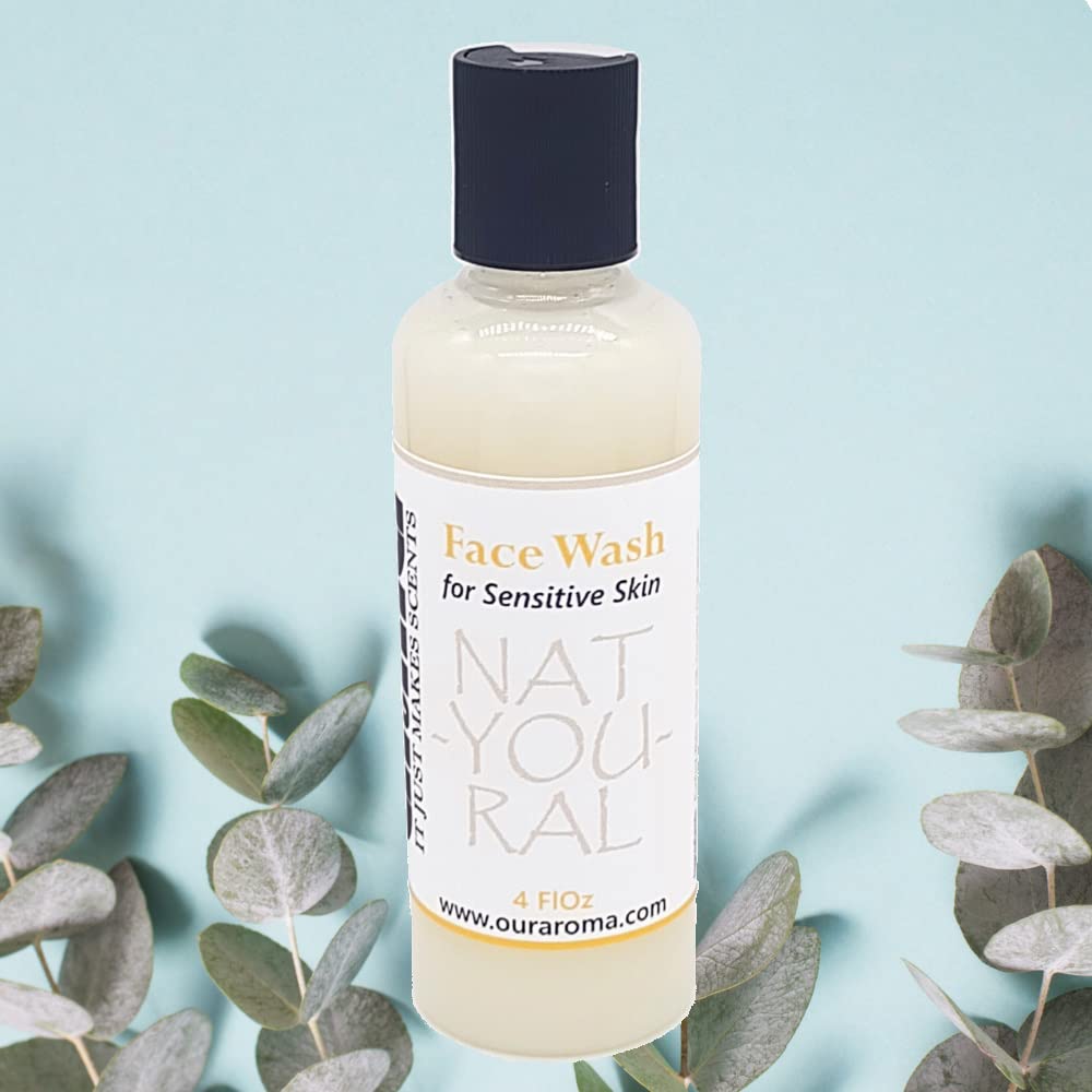 NAT-YOU-RAL Collection Gentle Face Wash for All Skin Types - 4 Fl Oz | Daily Cleansing & Makeup Removal | Perfect for Sensitive, Dry & Oily Skin