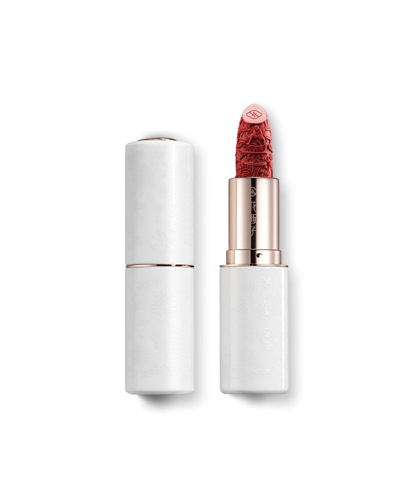 Blooming Rouge Porcelain Lipstick - Long Lasting Matte Lipstick with Hydrating Formula, Vegan & Cruelty-Free - Perfect for Everyday Wear, Date Night & Special Occasions