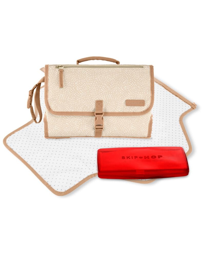Skip Hop Pronto Portable Baby Changing Station - Compact, Waterproof & Travel-Friendly Diaper Changing Pad for On-the-Go Parents - Perfect for Nursery, Travel, Park & Public Restrooms