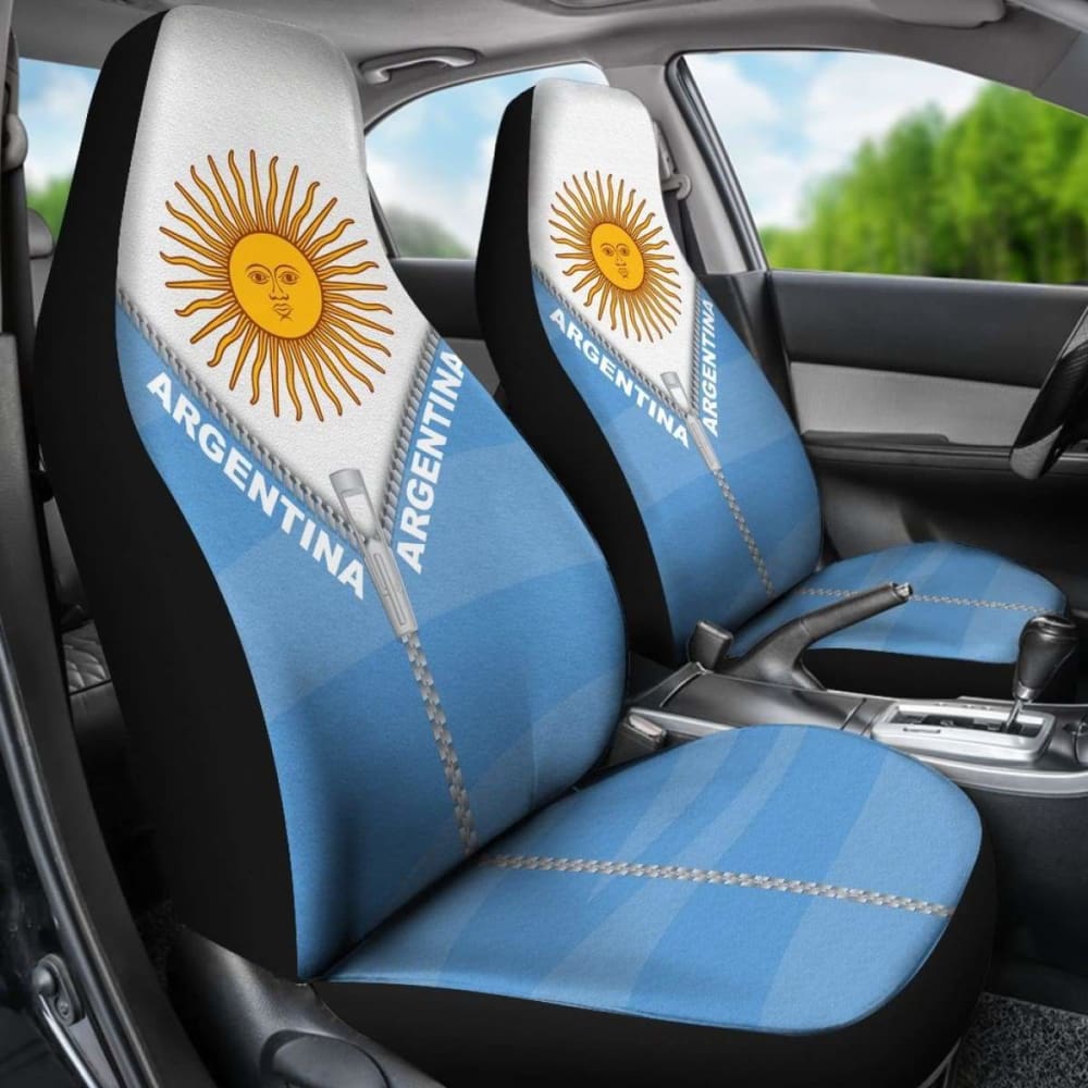 Premium Argentina Car Seat Cover with Straight Zipper Style 192609 - Durable Protection for Cars, SUVs & Trucks - Perfect for Daily Commute, Road Trips & Family Travel