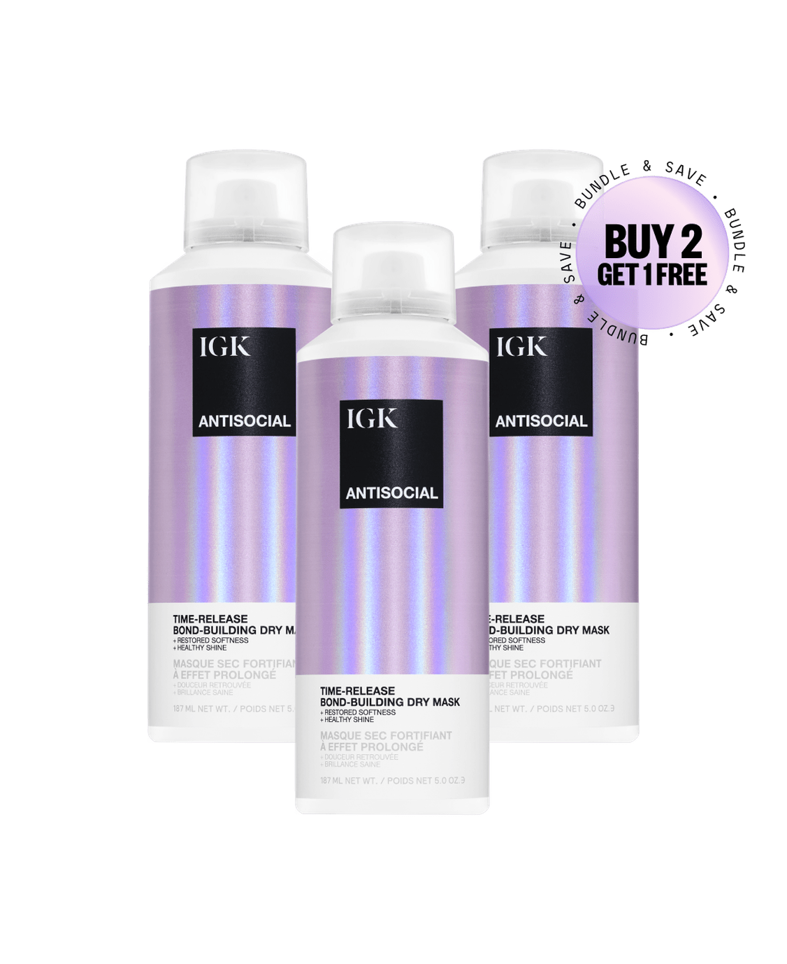 Antisocial Dry Hair Mask - Deep Conditioning Treatment for Damaged & Frizzy Hair - Perfect for Salon-Quality Hair Care at Home