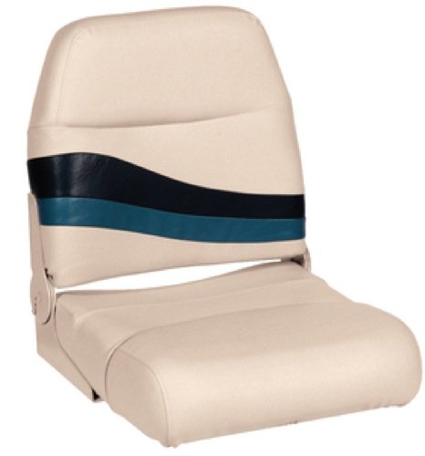 Premium High Back Boat Seat - BM1147986 - Comfortable & Durable Marine Chair for Fishing Boats, Yachts & Watercrafts - Perfect for Long Hours on the Water
