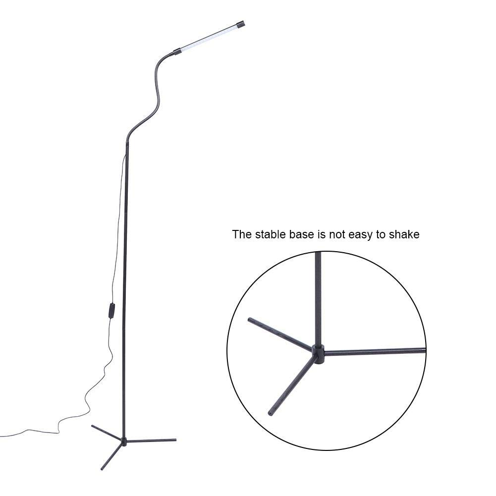 Adjustable LED Floor Lamp with USB Port - Dimmable Standing Light for Reading, Studying, Sewing & Painting - Perfect for Living Room, Bedroom & Office Lighting