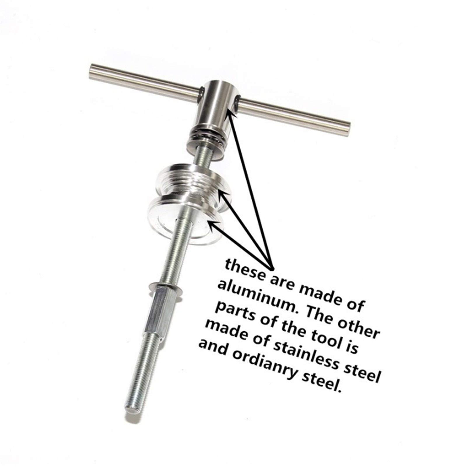Premium Bike Hub Press Fit Bottom Bracket Installer Tool - Professional BB Tool & Headset Parts Remover - Essential Bicycle Repair Wrench for Cycling Maintenance - Perfect for Home Mechanics & Bike Shops (Use for Installing/Removing Press Fit Bottom Brackets & Headset Bearings)