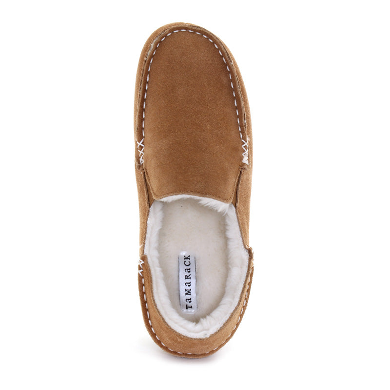 Men's Craig Suede Slippers - Soft Indoor/Outdoor House Shoes with Memory Foam - Comfortable Lounge Slippers for Home, Office & Travel