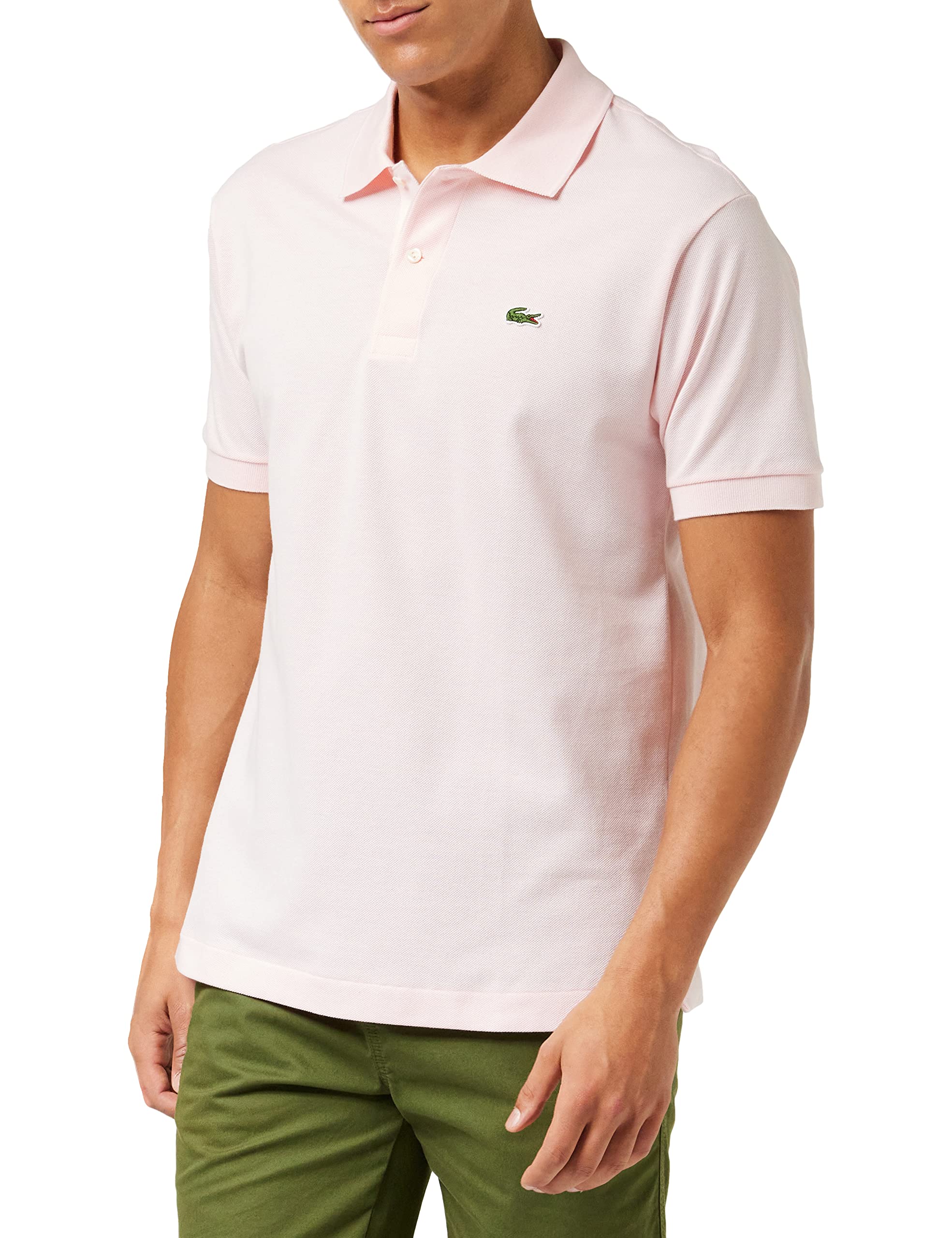 Lacoste Men's Classic Fit Short Sleeve Polo Shirt - Breathable Cotton, Slim Fit Casual Top for Golf, Work & Everyday Wear