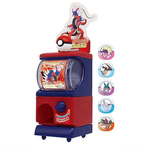 Takara Tomy Pokemon Gacha Machine - Paldea Region 3 Inch Collectible Toy for Kids & Collectors | Perfect for Playrooms, Birthday Gifts & Anime Fans
