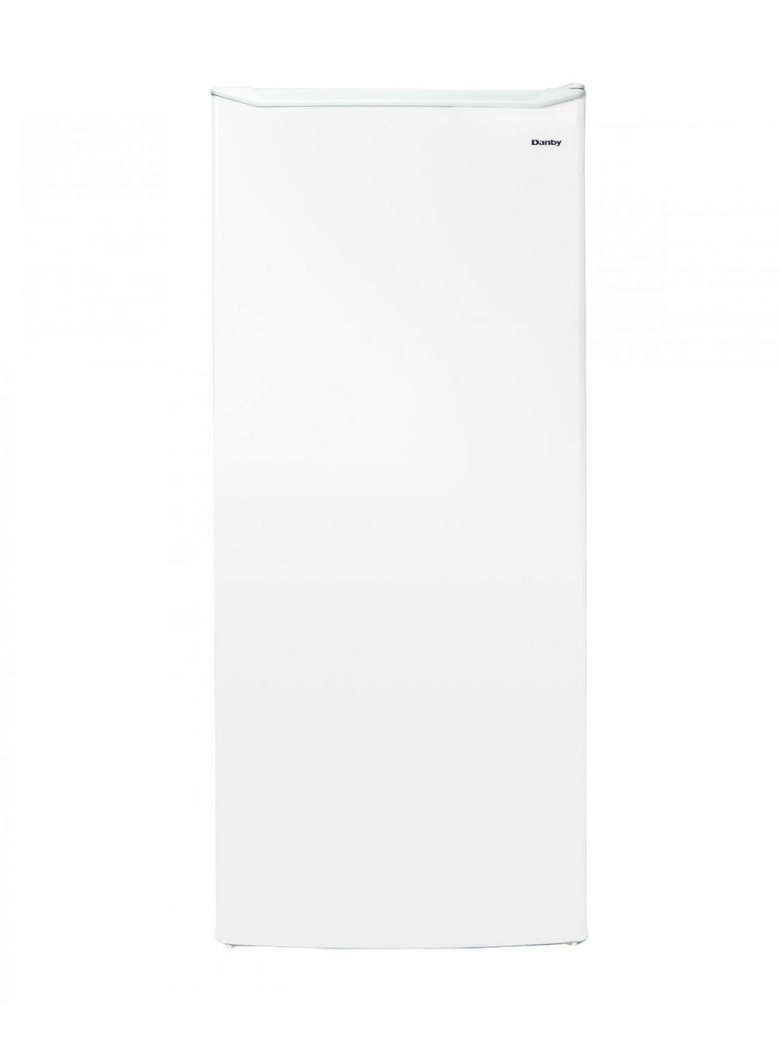 Danby DUFM060B2WDB 6.0 cu ft White Upright Freezer - Compact Deep Freeze for Home, Garage & Basement Storage - Energy Efficient Appliance for Frozen Food & Meal Prep