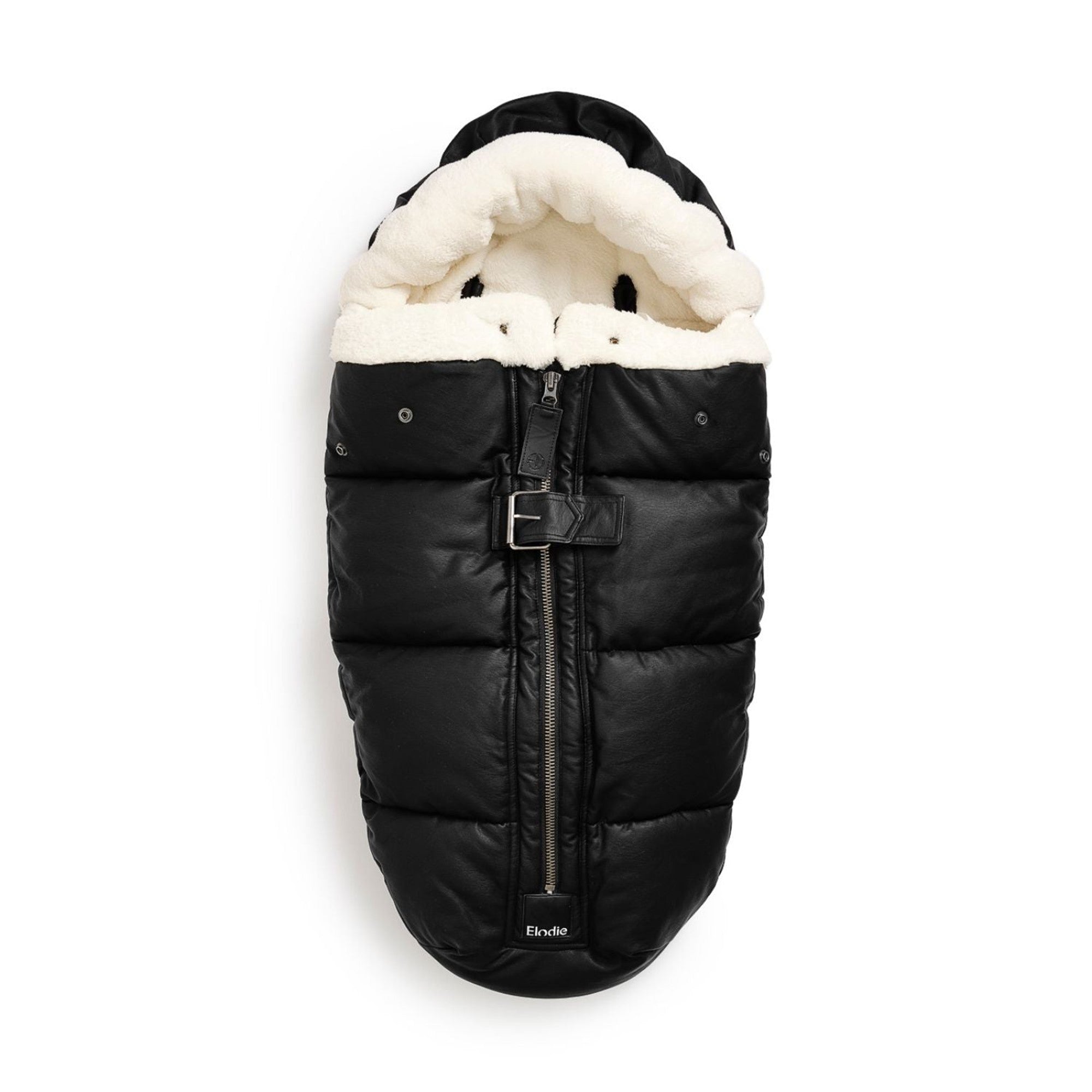 Elodie Details Aviator Black Footmuff - Premium Baby Stroller Foot Warmer for Cold Weather - Keep Your Baby Cozy on Winter Walks, Shopping Trips, and Outdoor Adventures