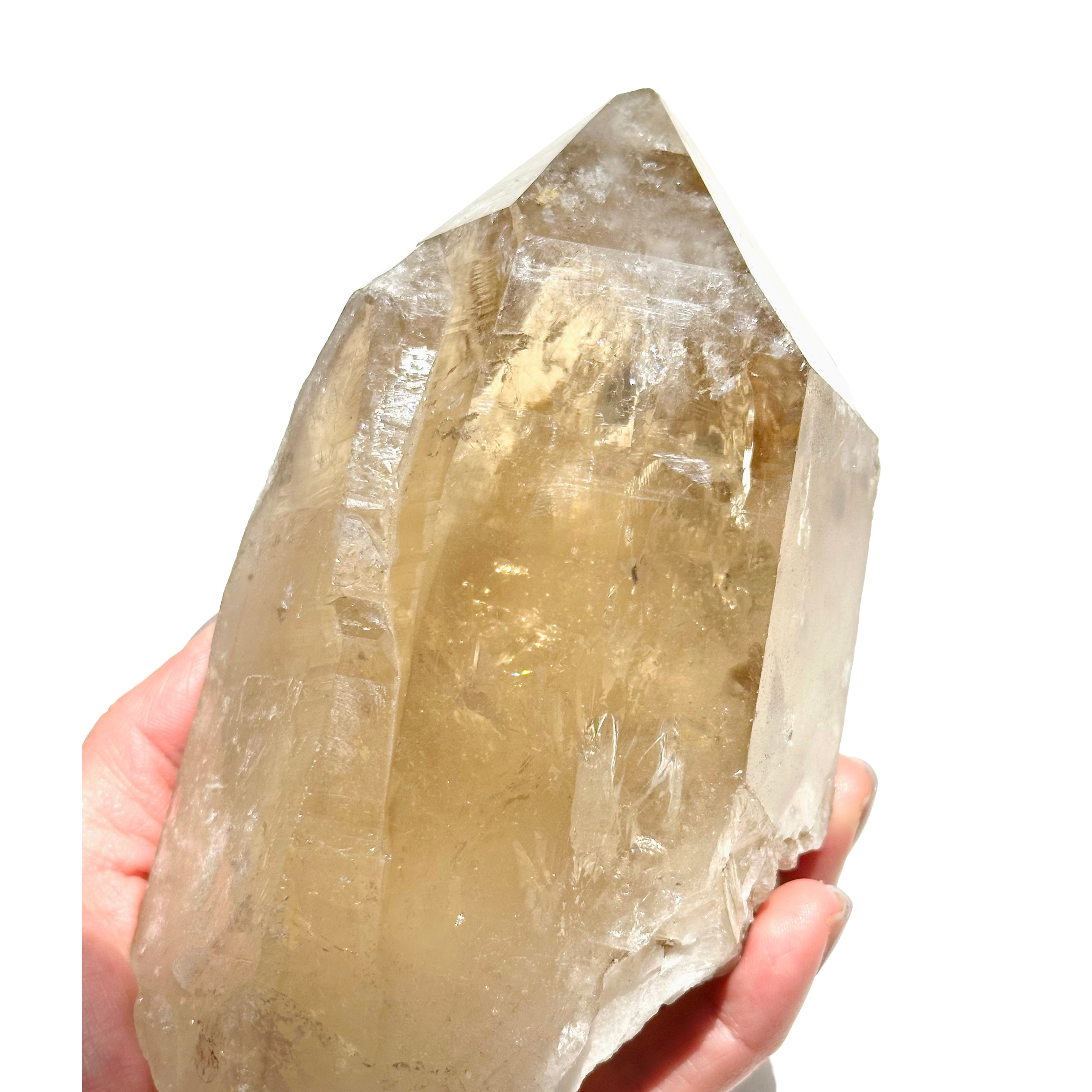 Natural Brazilian Citrine Crystal CTP 01 - Healing Stone for Meditation, Energy Cleansing & Home Decor
