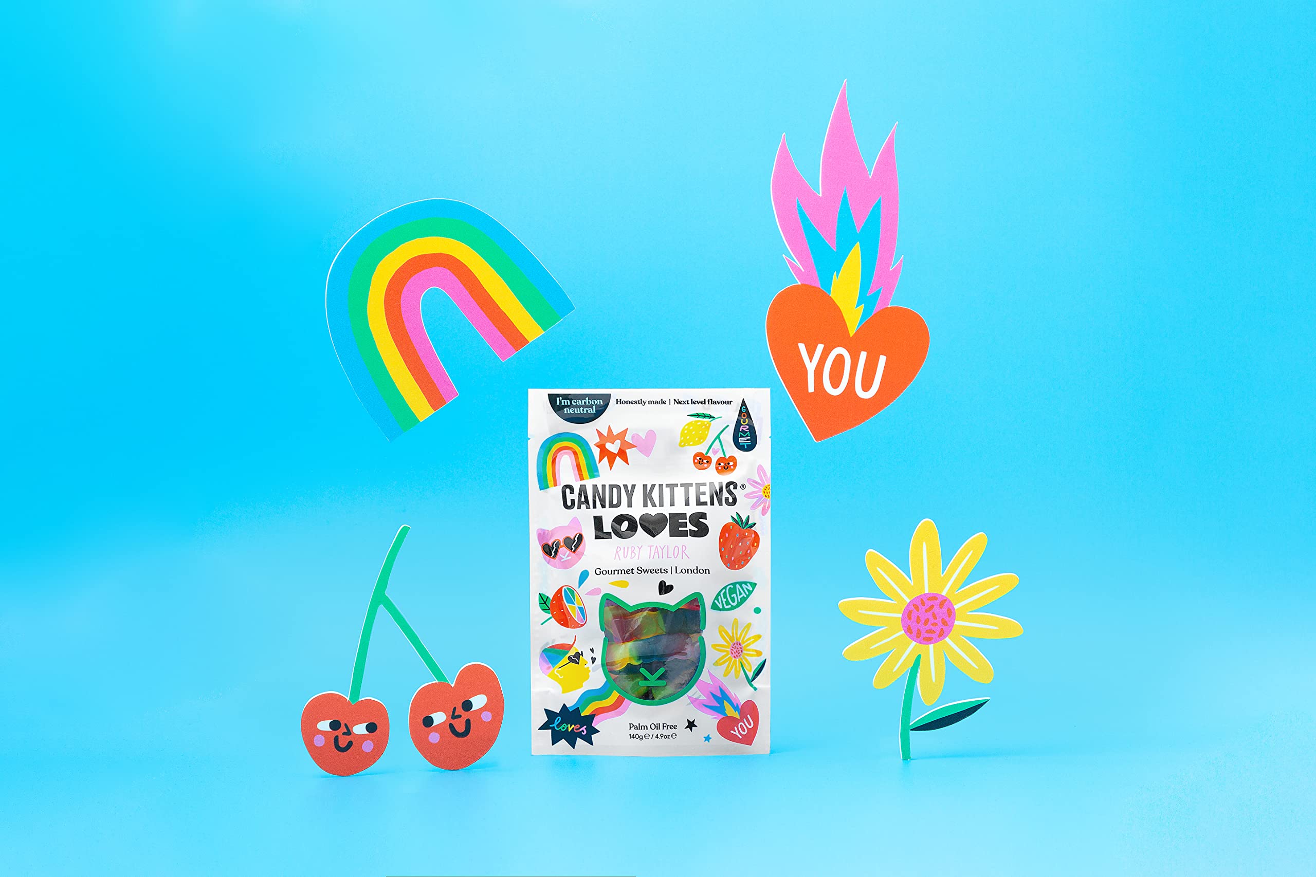 CANDY KITTENS Love Sweets 140g - Perfect for Gifts & Parties