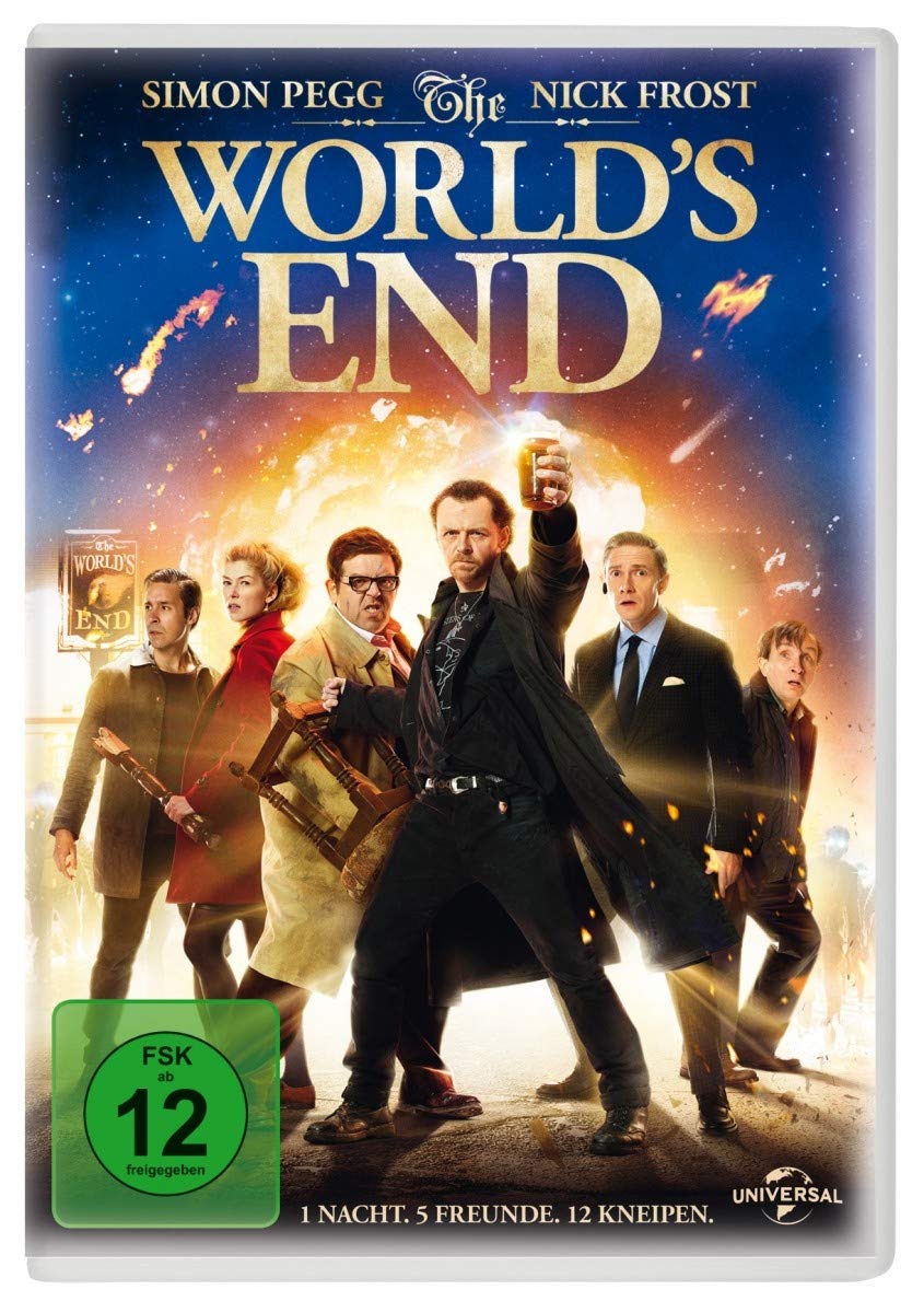The World's End (2013) DVD - Simon Pegg Comedy Movie | Perfect for Movie Nights & British Comedy Fans
