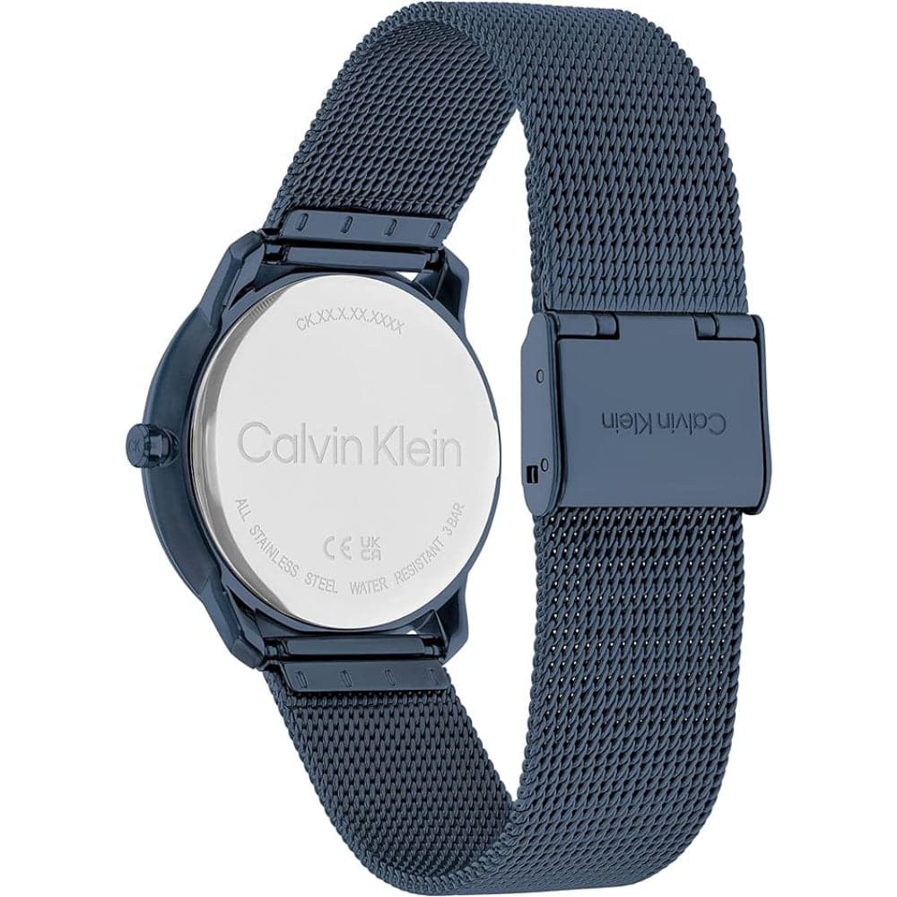 Calvin Klein Women's Watch with Blue Dial & Milanese Strap - Model 25200160 | Elegant Fashion Accessory for Everyday Wear, Office & Special Occasions